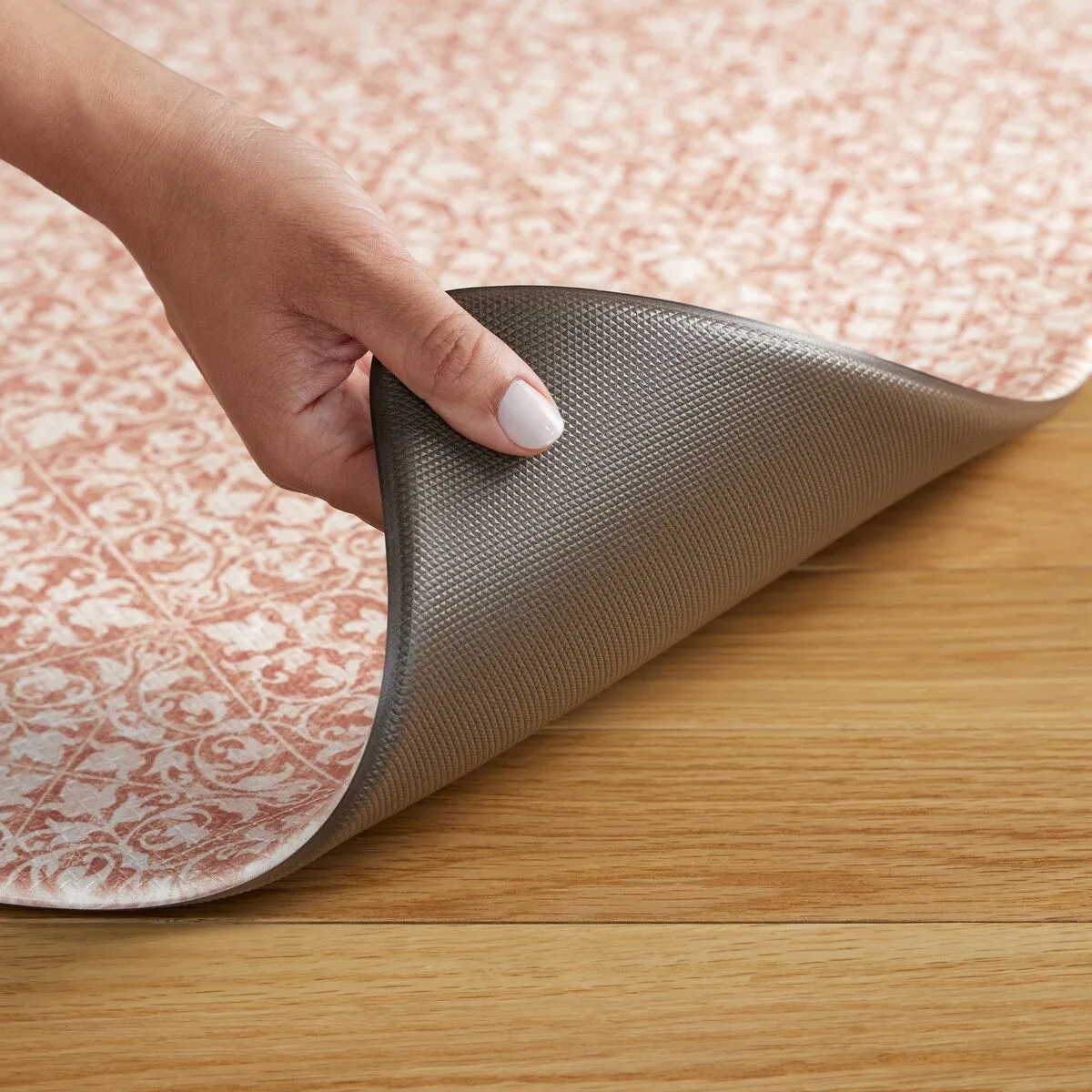 TOWN & COUNTRY BASICS Vintage Medallion Anti Fatigue Kitchen Mat Non-Slip Backing