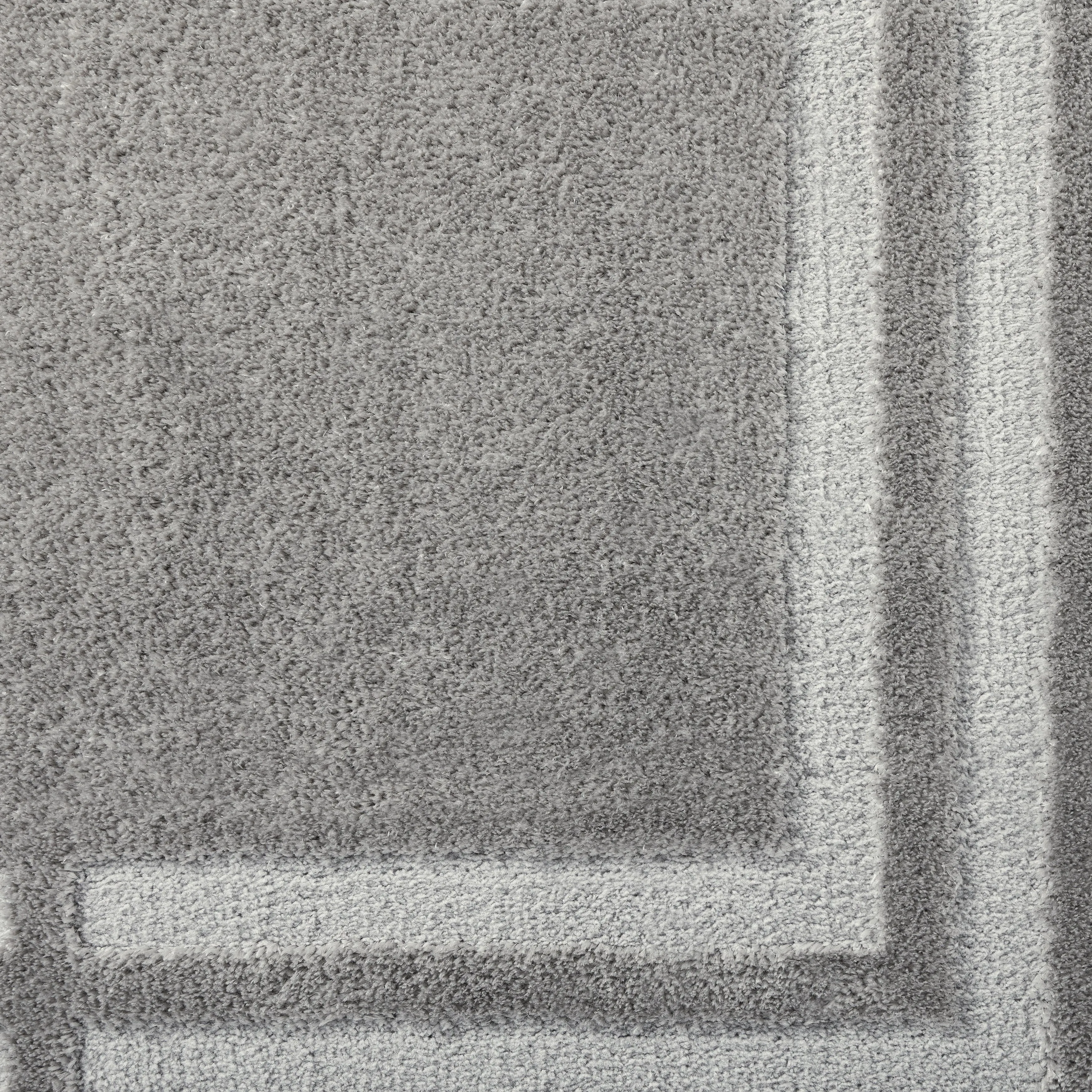 TOWN & COUNTRY EVERYDAY Cloud Shag Plush Border Area Rug