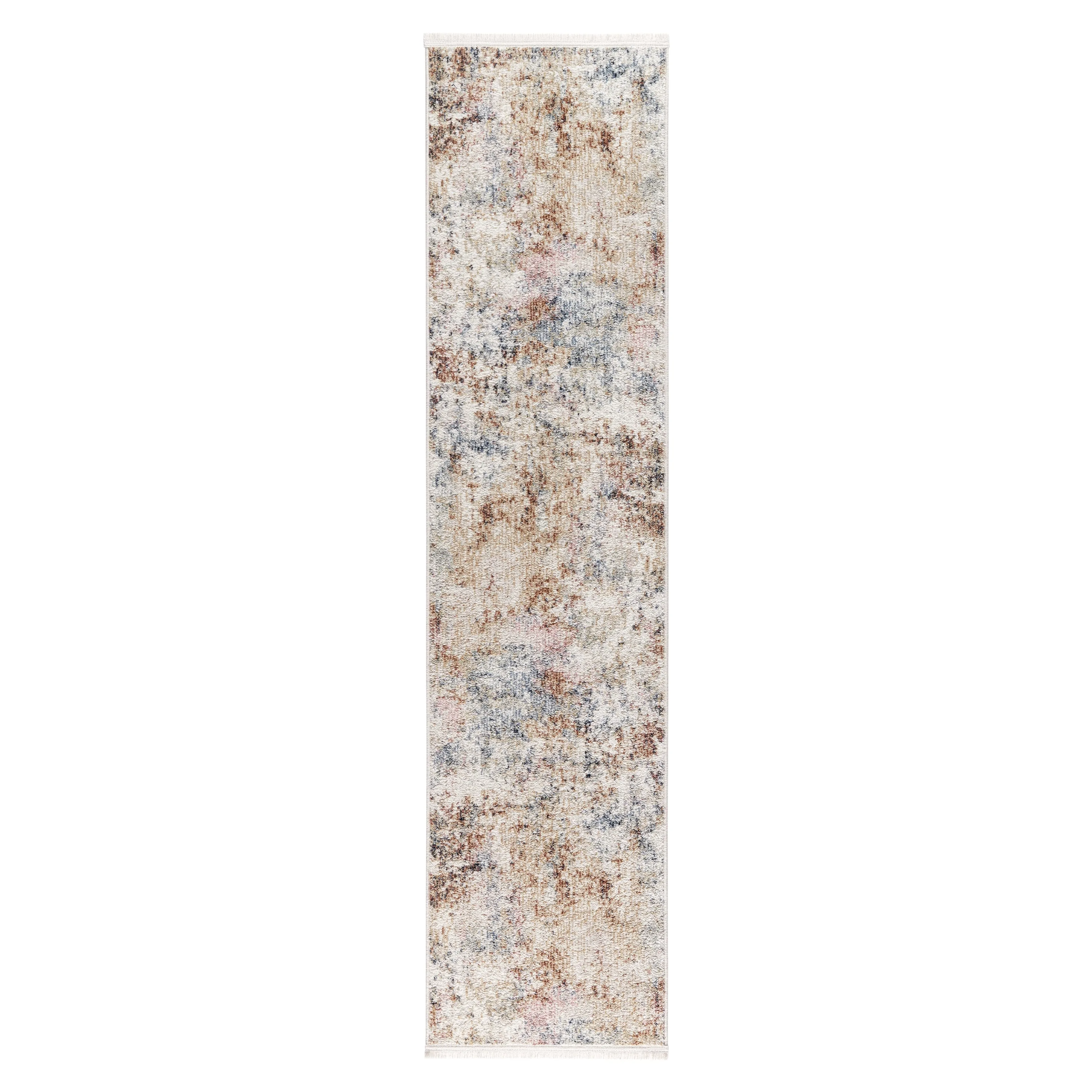 TOWN & COUNTRY EVERYDAY Rein Abstract Cloud Everwash Washable Non-Slip Backing Area Rug