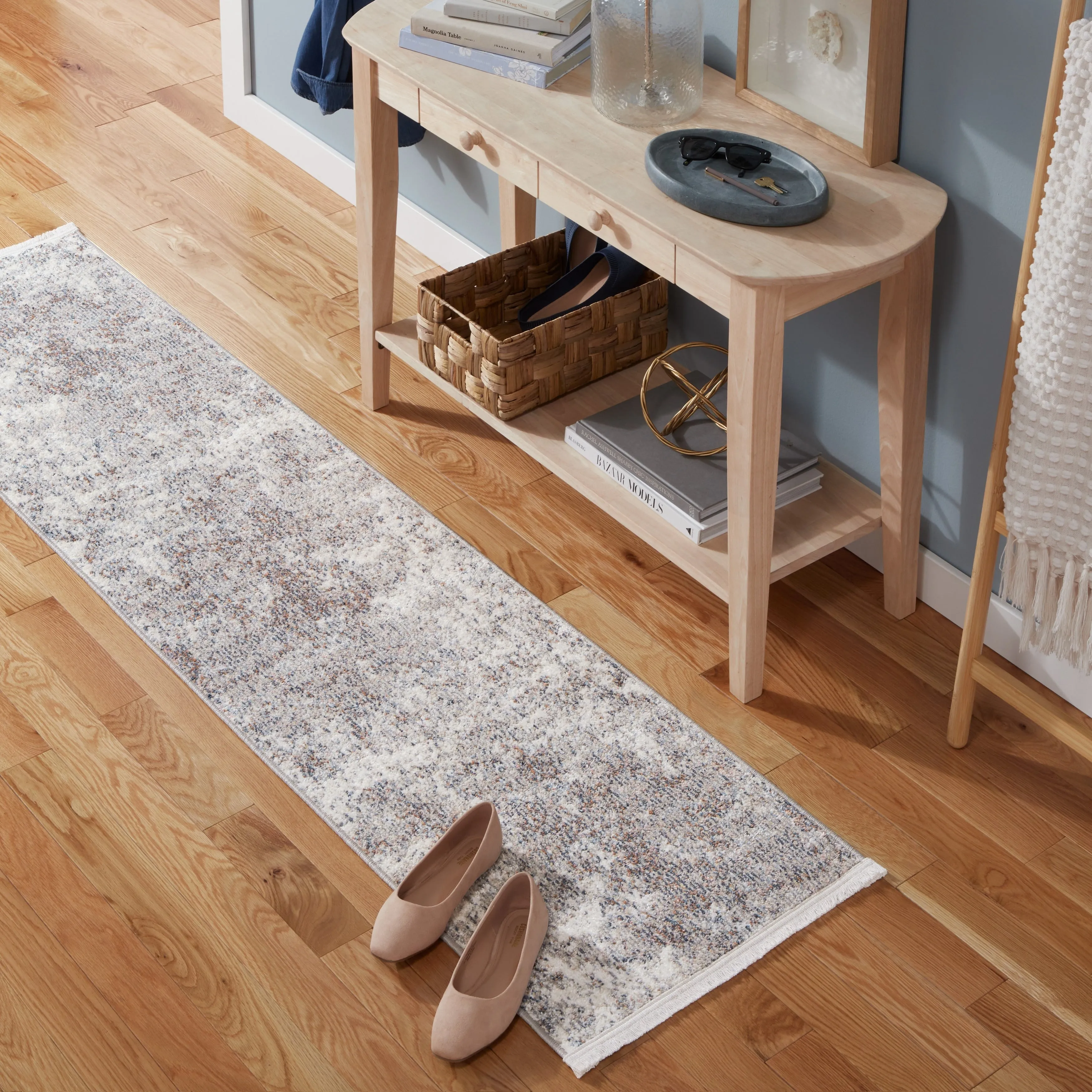 TOWN & COUNTRY EVERYDAY Rein Abstract Cloud Everwash Washable Non-Slip Backing Area Rug