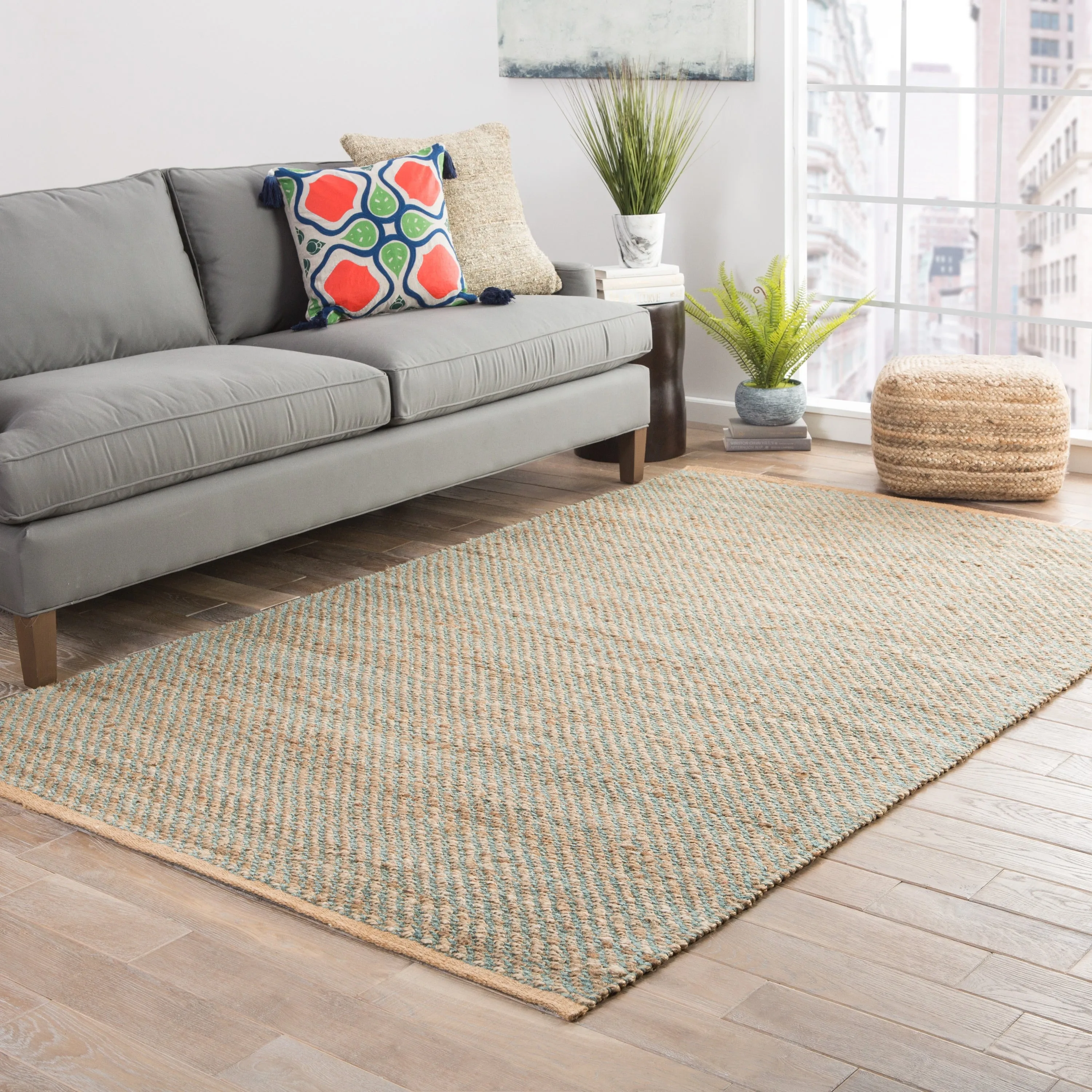 Travers Natural Solid Area Rug