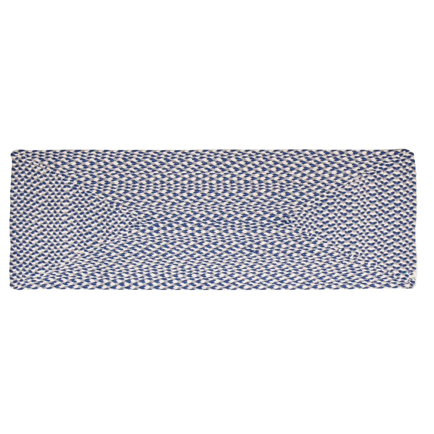 Tri-Color Braided Cotton Farmhouse Rug