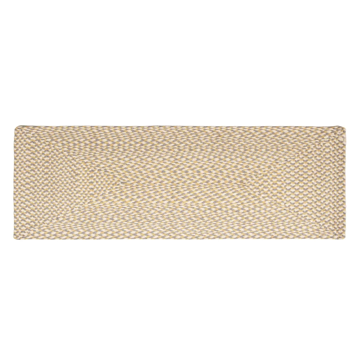 Tri-Color Braided Cotton Farmhouse Rug