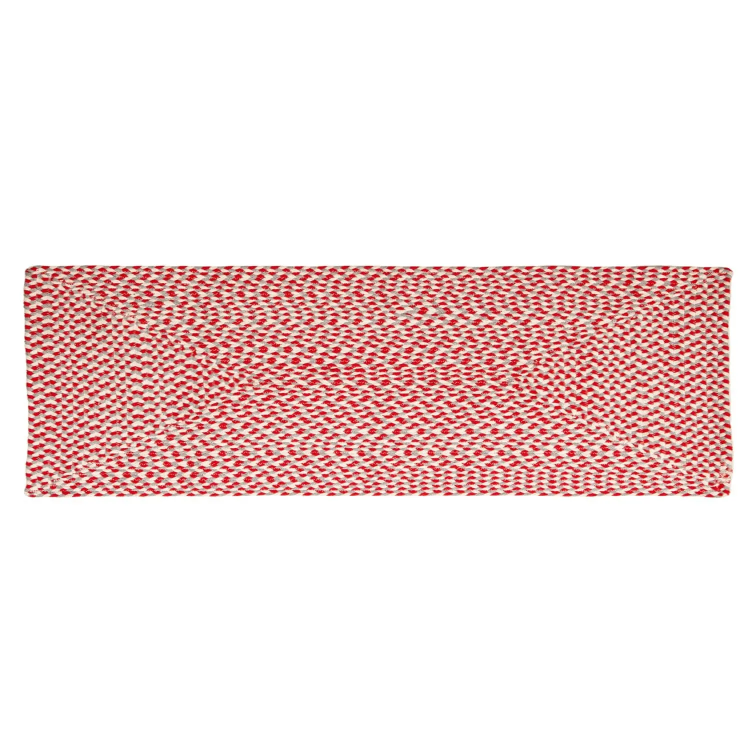 Tri-Color Braided Cotton Farmhouse Rug