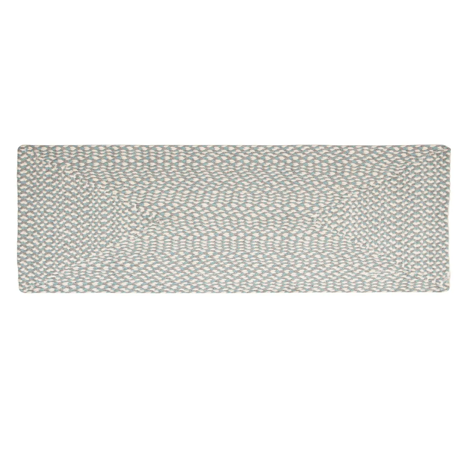 Tri-Color Braided Cotton Farmhouse Rug