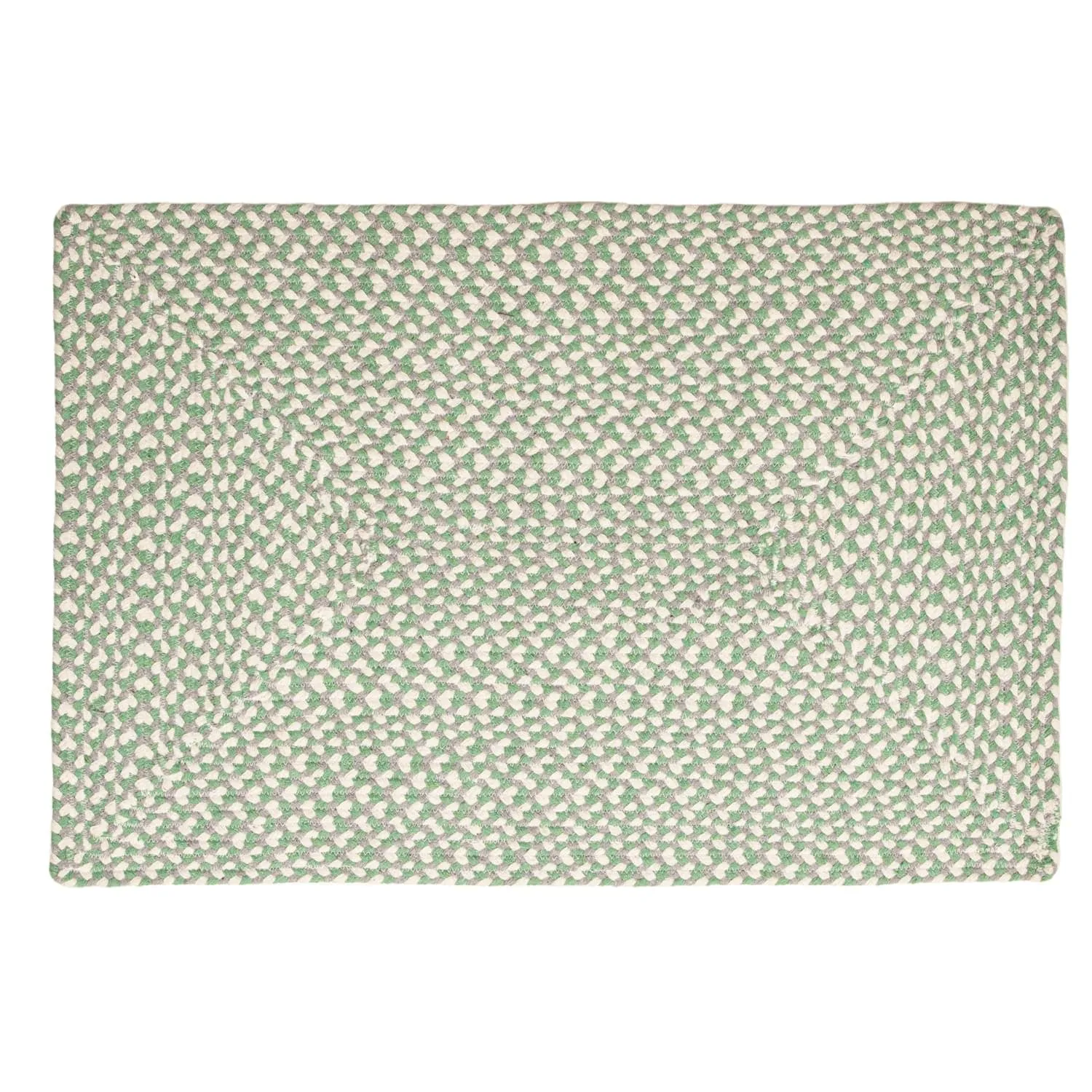 Tri-Color Braided Cotton Farmhouse Rug