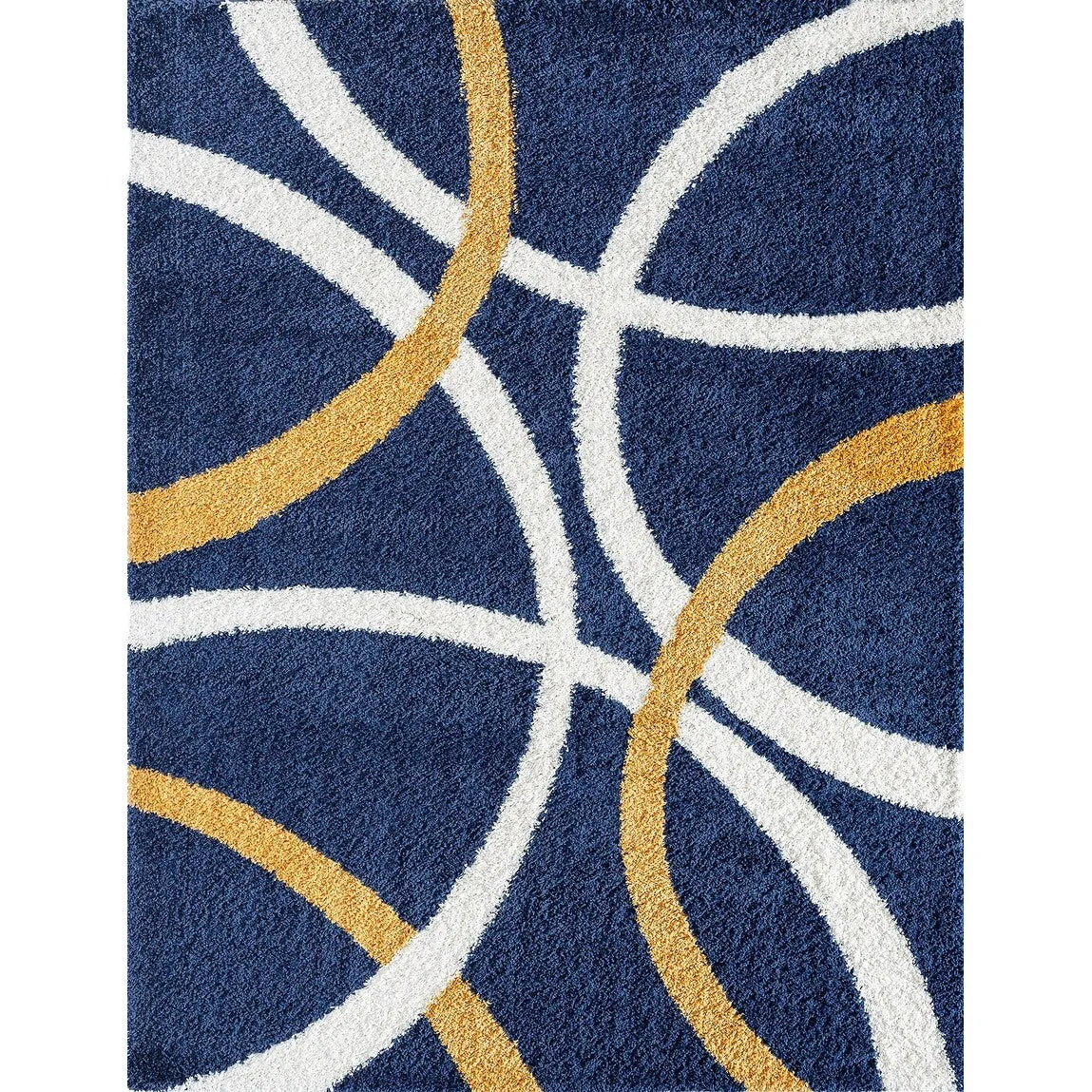 Upscale Shag Modern & Contemporary Abstract Indoor Area Rug
