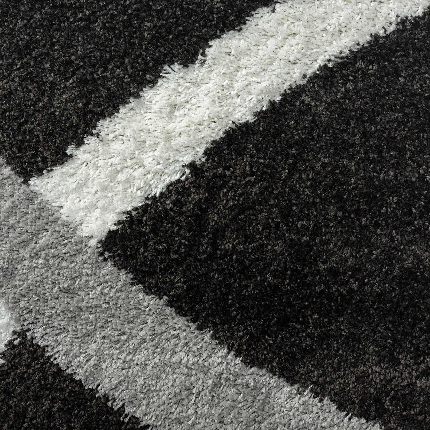 Upscale Shag Modern & Contemporary Abstract Indoor Area Rug