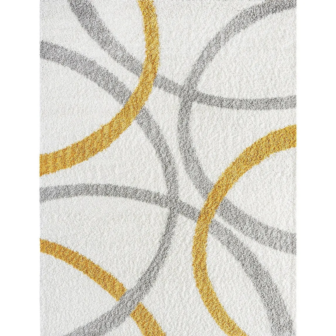 Upscale Shag Modern & Contemporary Abstract Indoor Area Rug