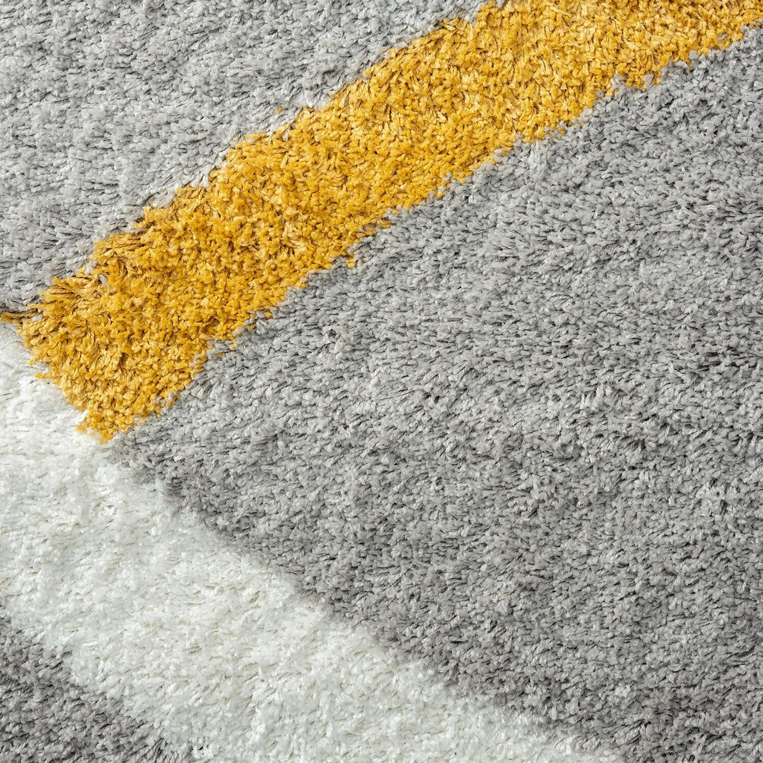 Upscale Shag Modern & Contemporary Abstract Indoor Area Rug