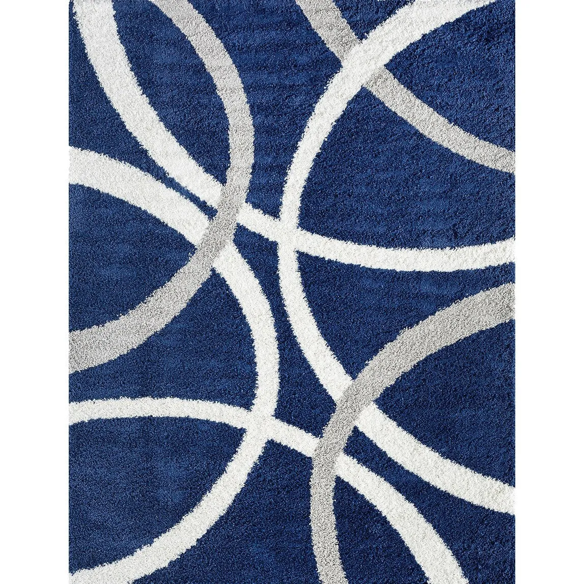 Upscale Shag Modern & Contemporary Abstract Indoor Area Rug