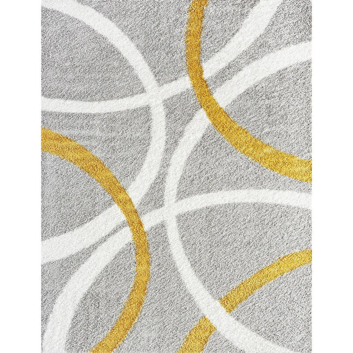Upscale Shag Modern & Contemporary Abstract Indoor Area Rug