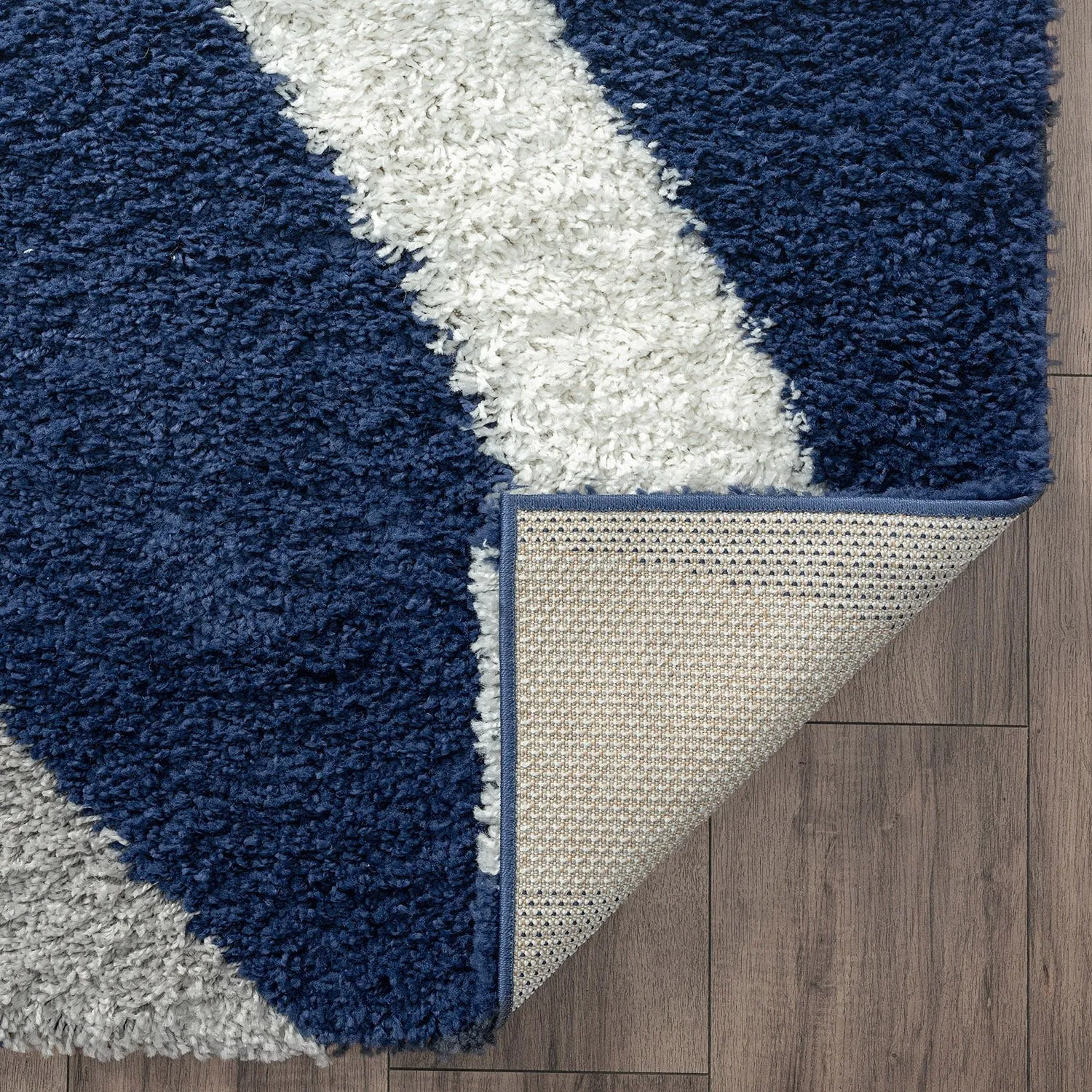 Upscale Shag Modern & Contemporary Abstract Indoor Area Rug