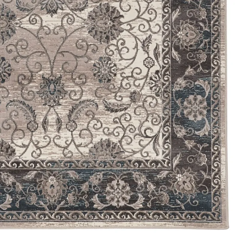 Vintage Isfahan Medallion Runner Rug - 2' x10' Runner