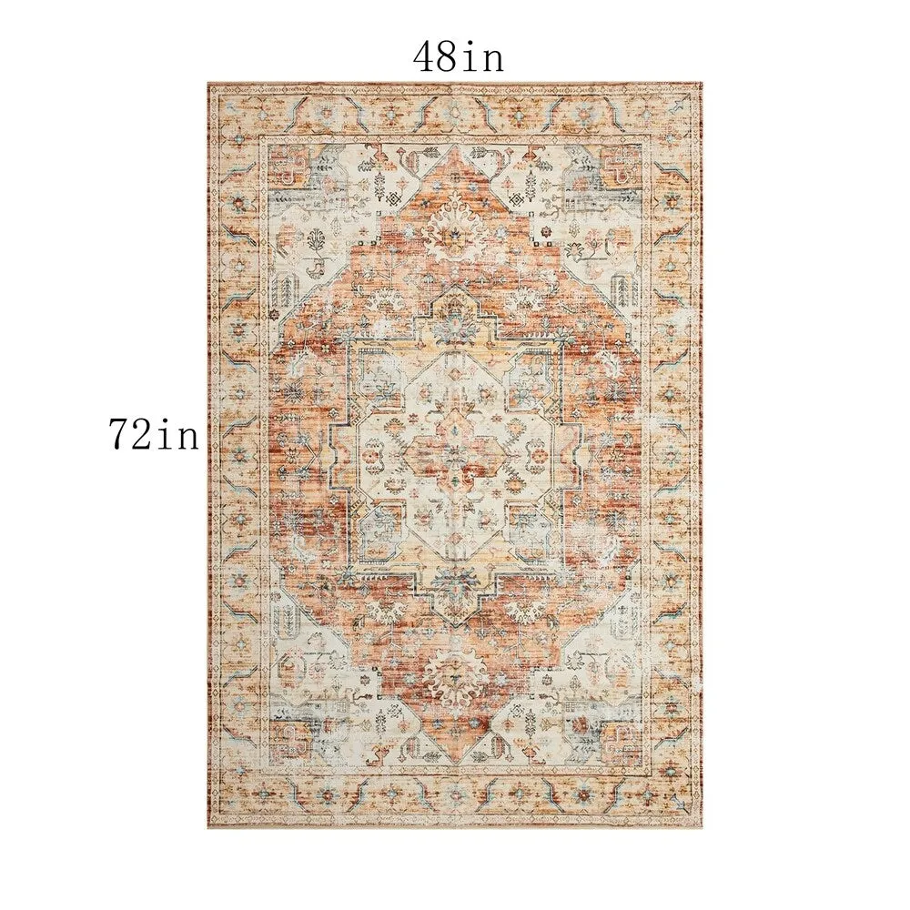 Vintage Modern Abstract Area Rug