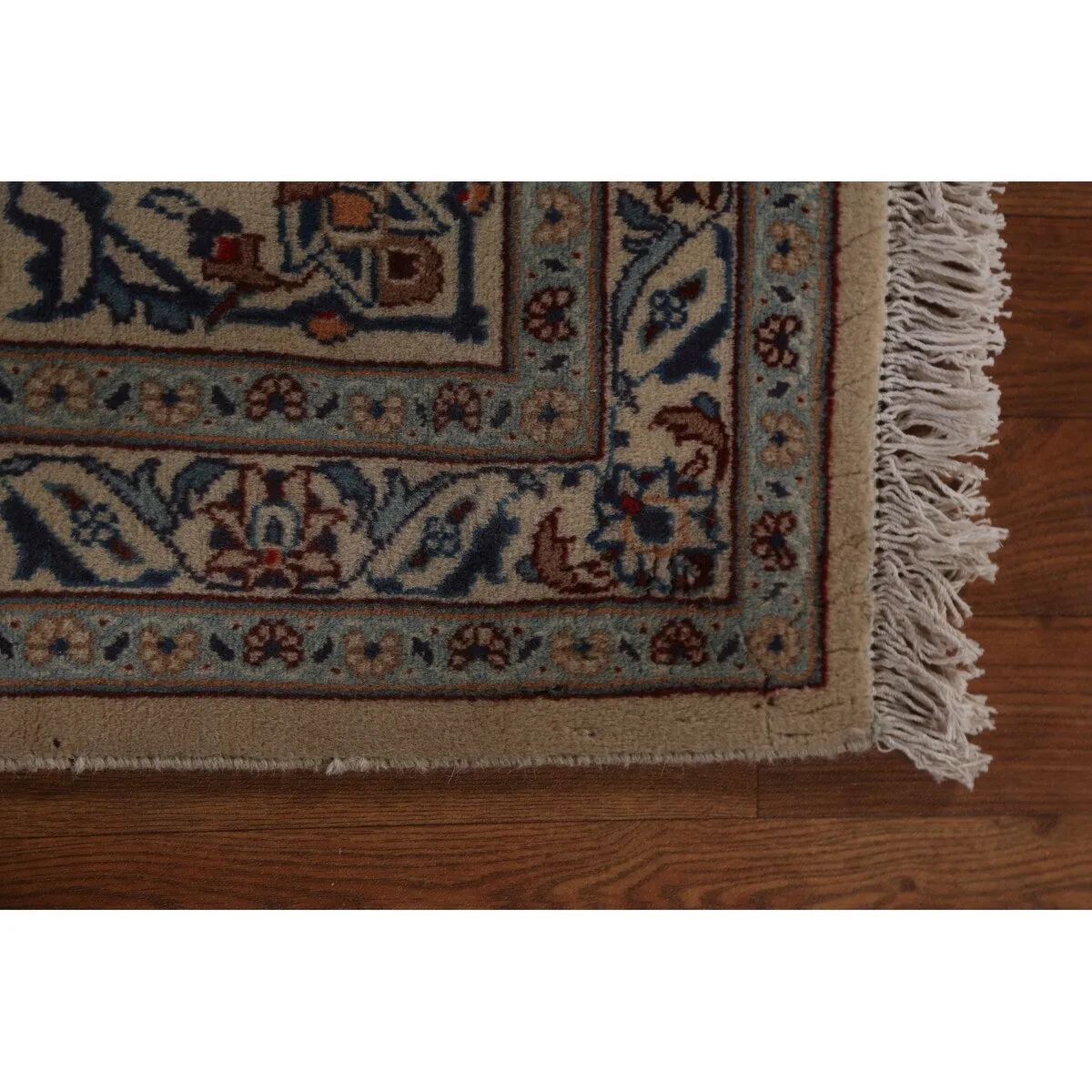 Vintage Traditional Kashmar Persian Area Rug Hand-knotted Wool Carpet - 9'9 x 12'8