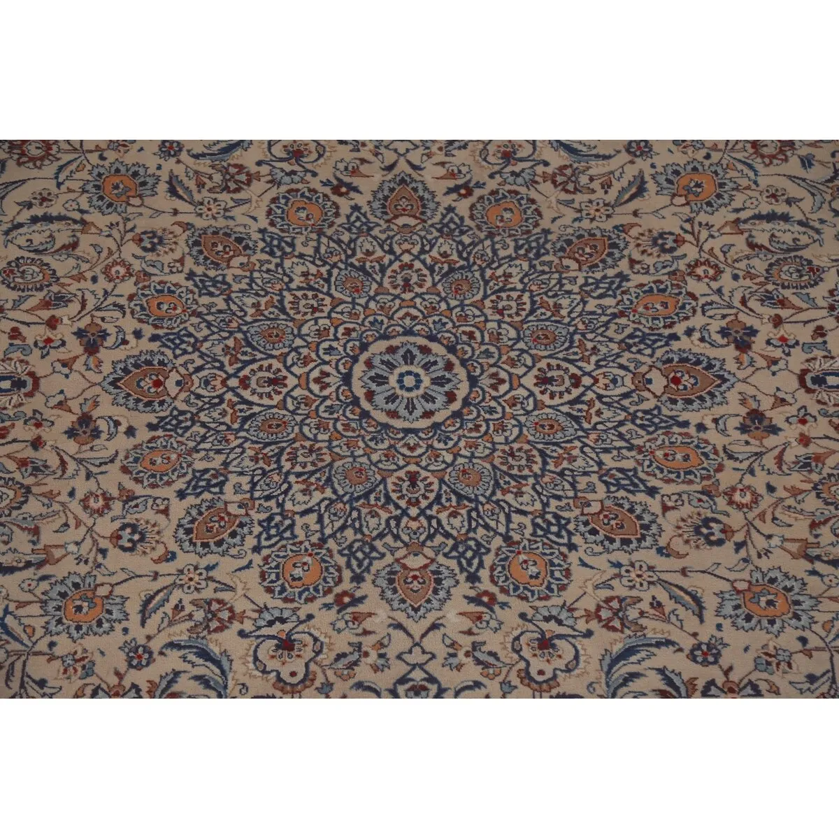 Vintage Traditional Kashmar Persian Area Rug Hand-knotted Wool Carpet - 9'9 x 12'8