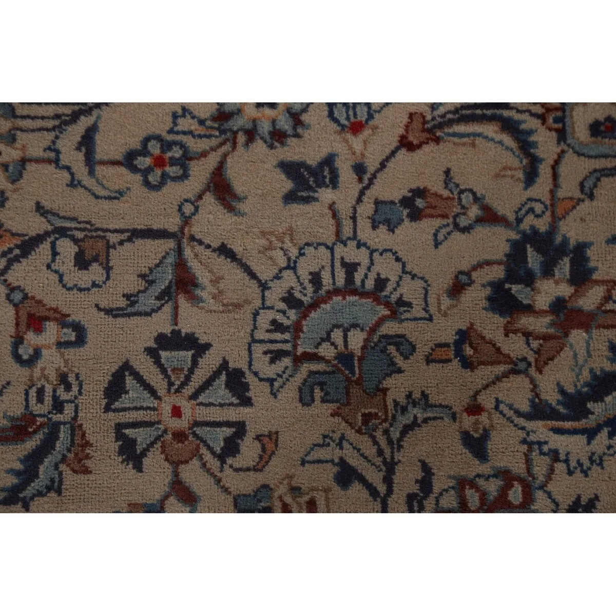 Vintage Traditional Kashmar Persian Area Rug Hand-knotted Wool Carpet - 9'9 x 12'8