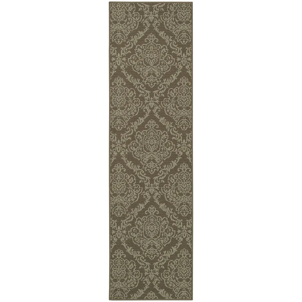 Vista Home Bletcher Floral Damask Indoor/Outdoor Area Rug