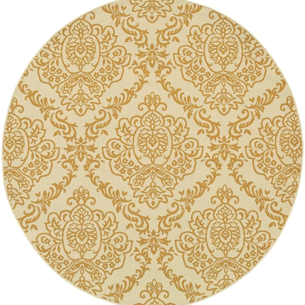 Vista Home Bletcher Floral Damask Indoor/Outdoor Area Rug