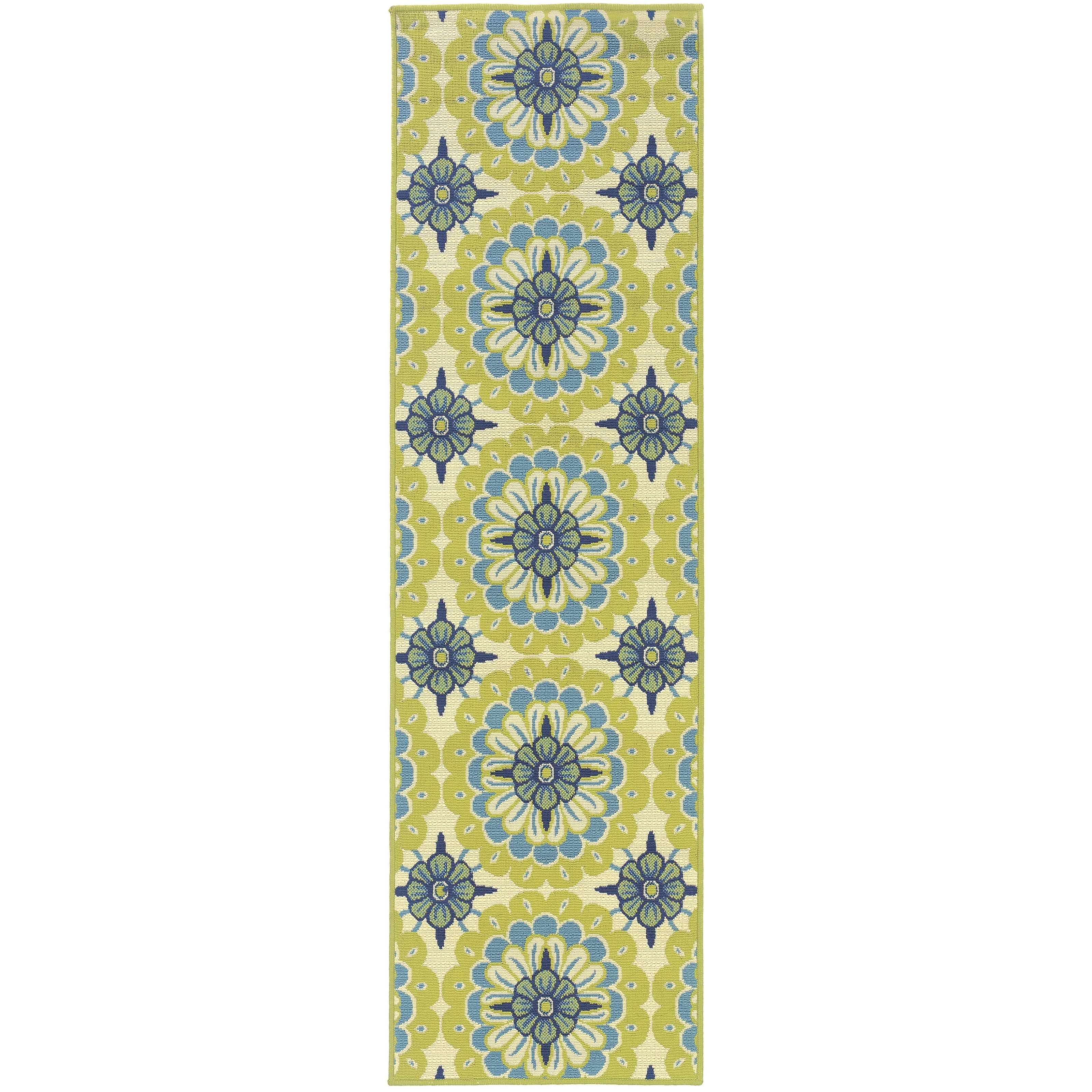 Vista Home Catalina Floral Medallions Indoor/Outdoor Area Rug--
