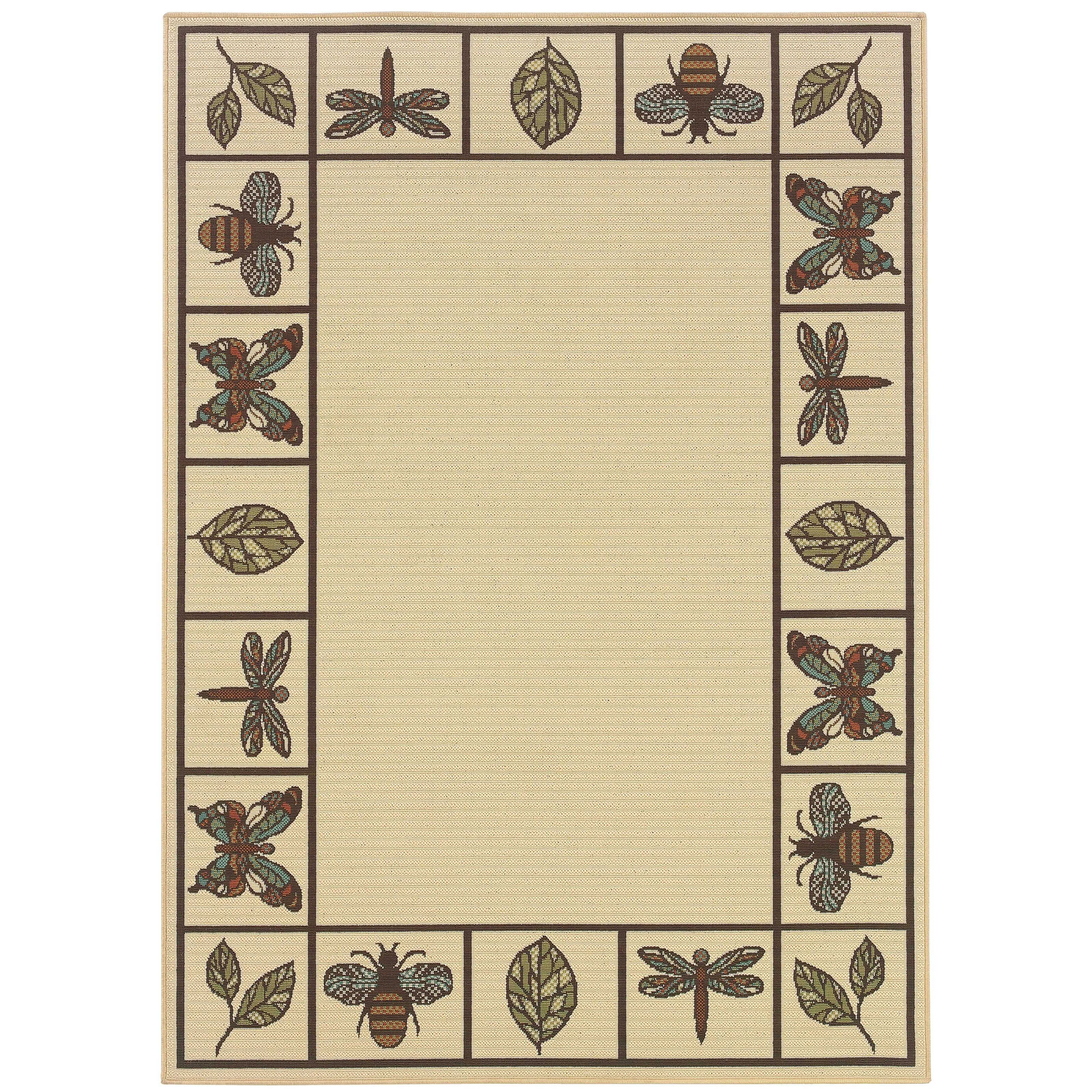 Vista Home Malta Botanical Indoor-Outdoor Area Rug