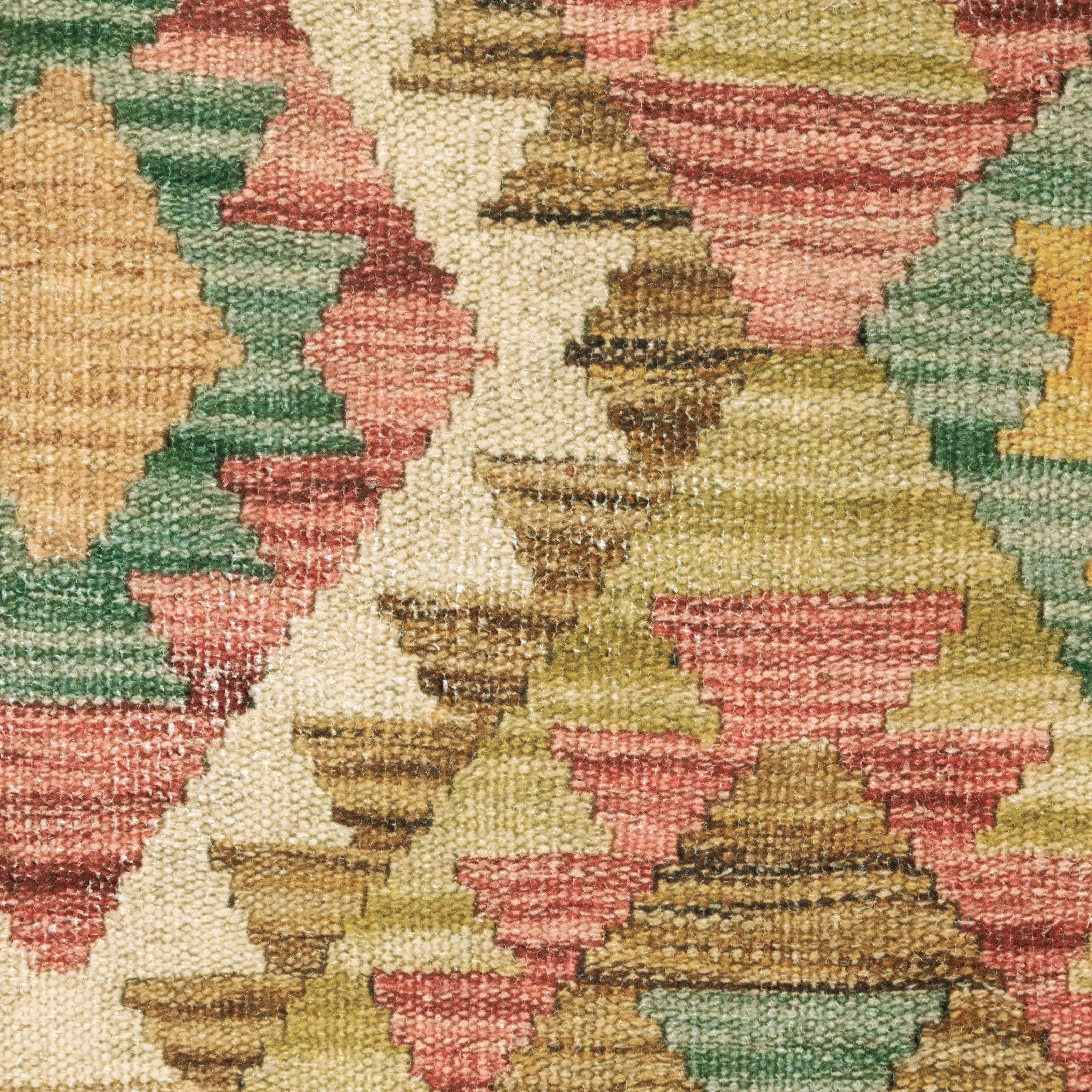 Vista Home Marissa Washable Tribal Inspired Gold/ Multi Indoor Area Rug Mat