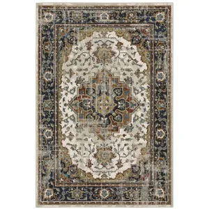 Vista Home Vance Bohemian Medallion Beige/Cream Area Rug