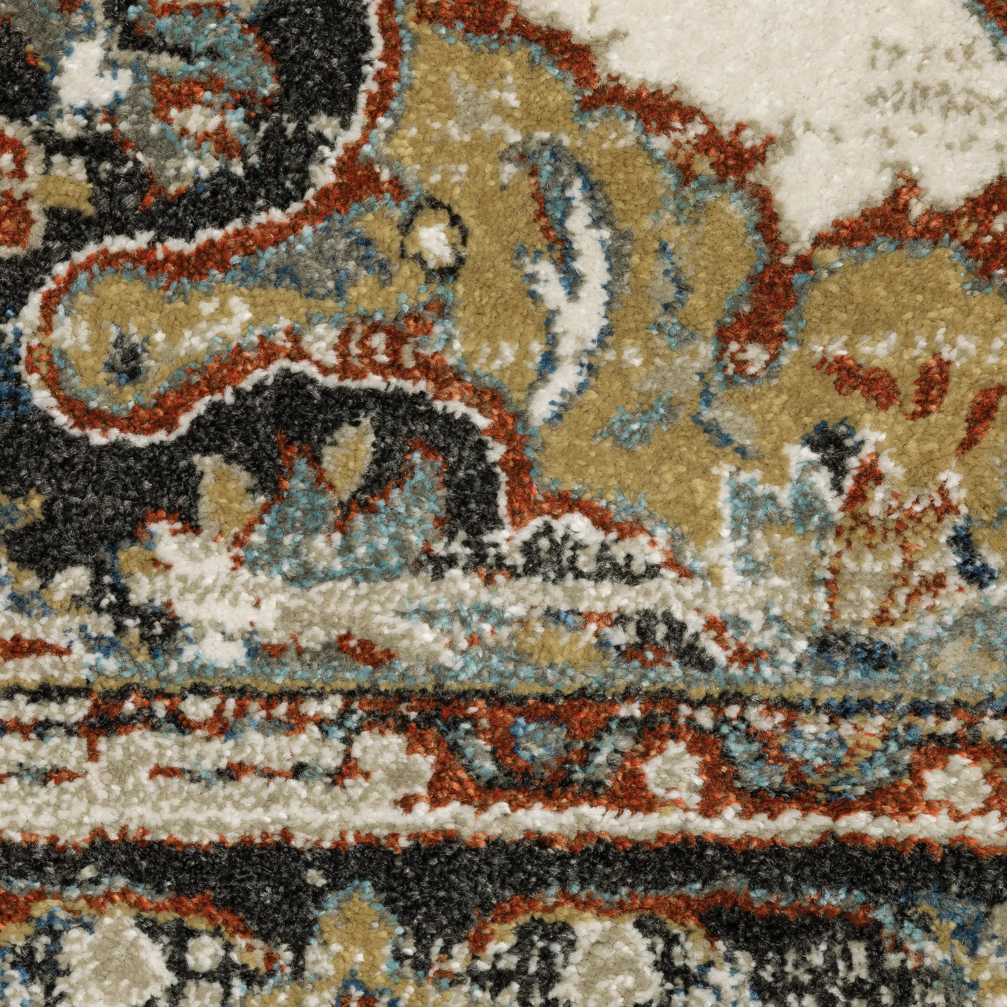 Vista Home Vance Bohemian Medallion Beige/Cream Area Rug