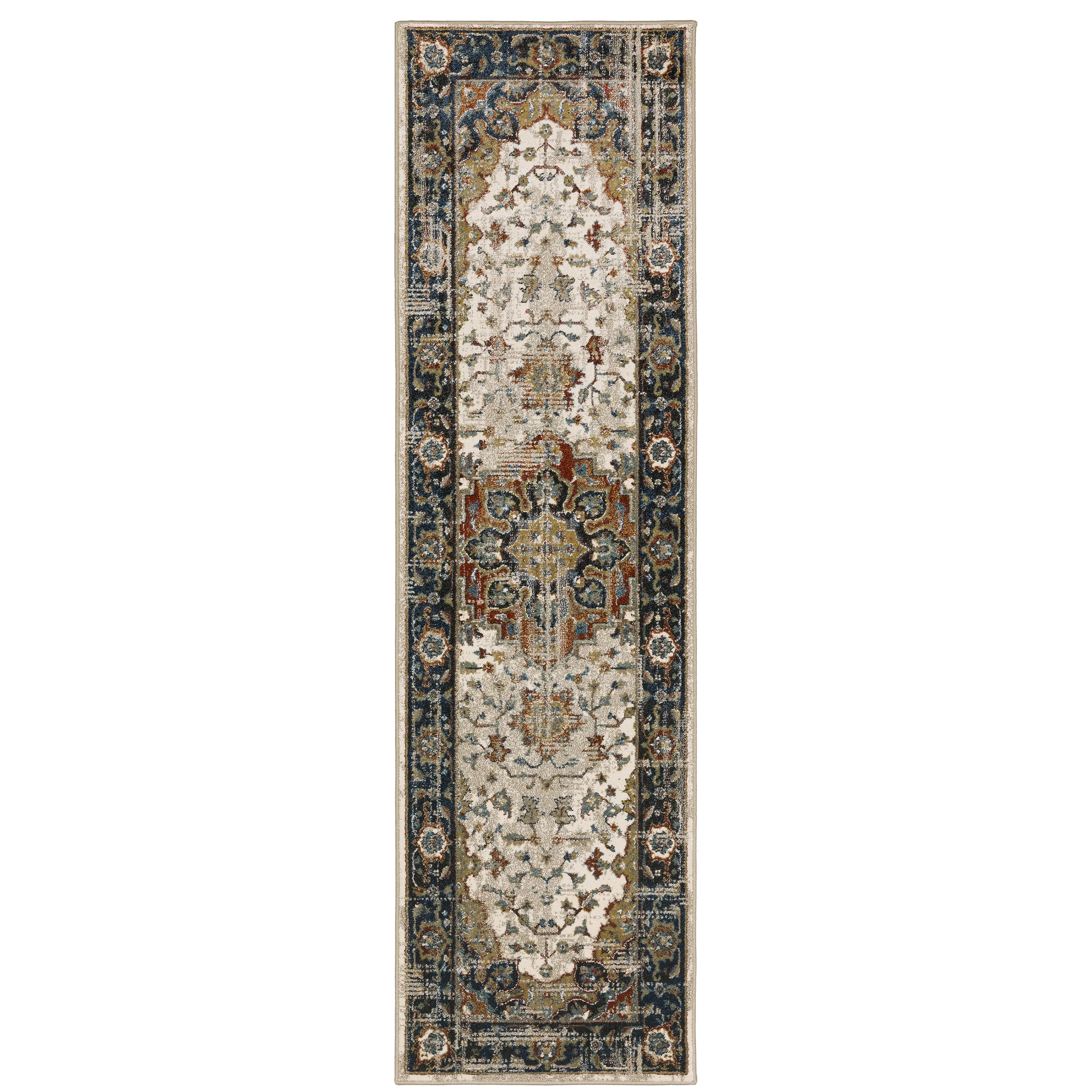 Vista Home Vance Bohemian Medallion Beige/Cream Area Rug