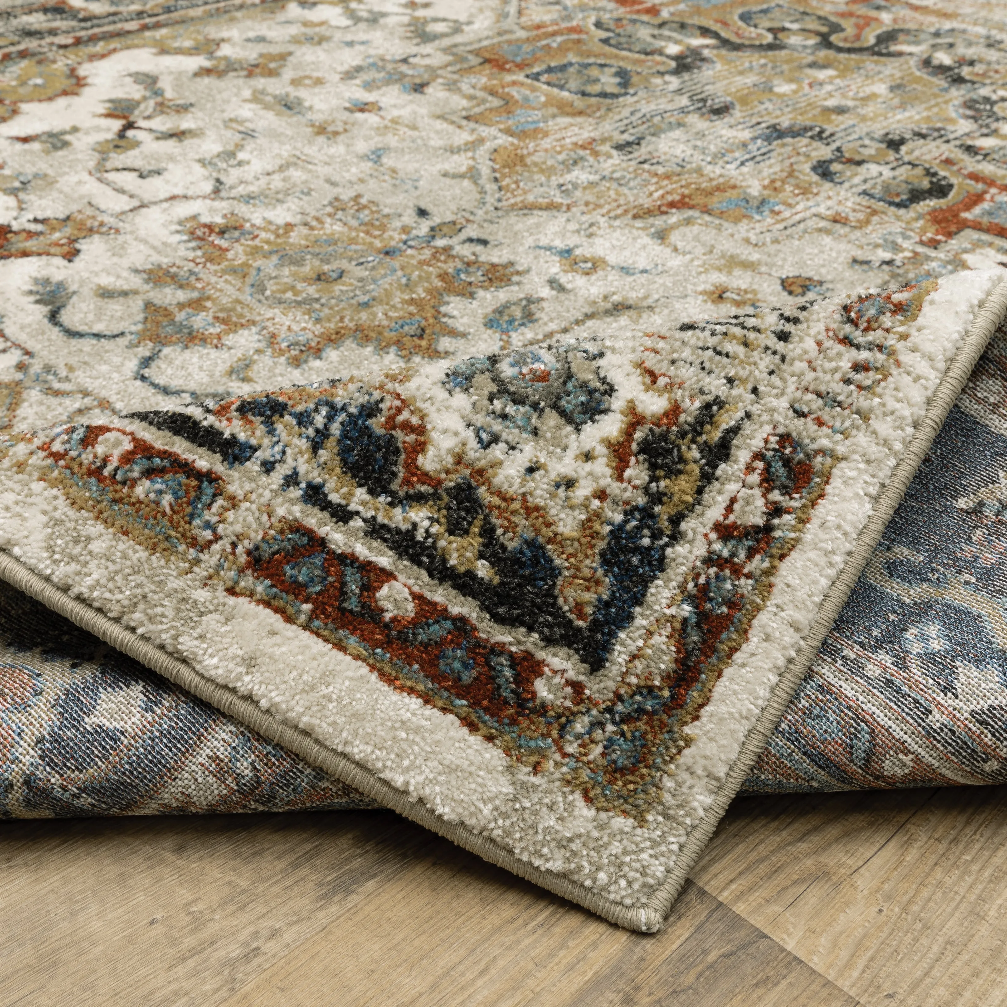 Vista Home Vance Bohemian Medallion Beige/Cream Area Rug