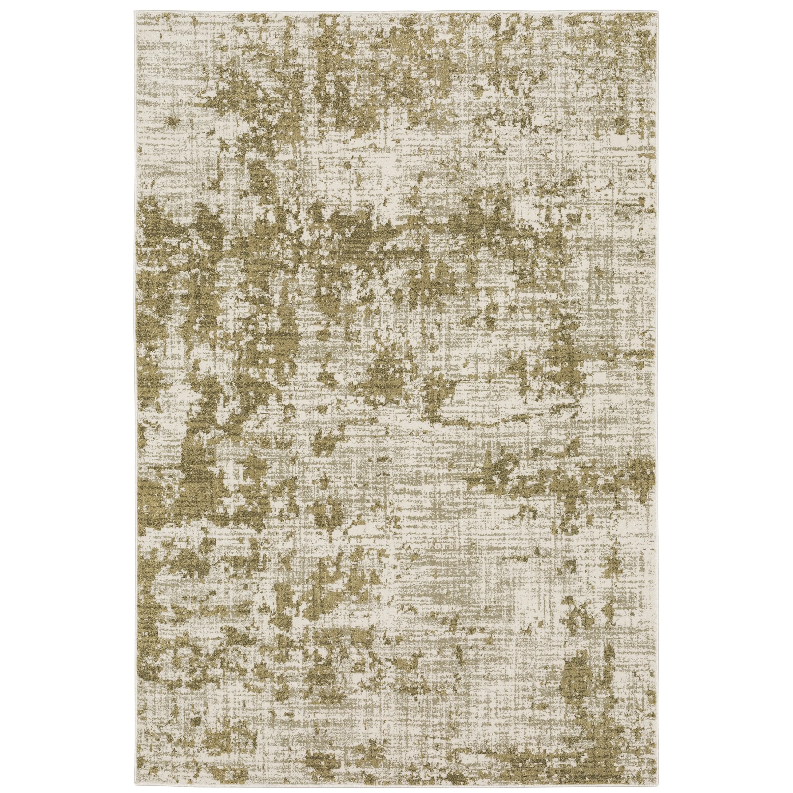 Vista Home Vance Distressed Abstract Beige/Cream Area Rug