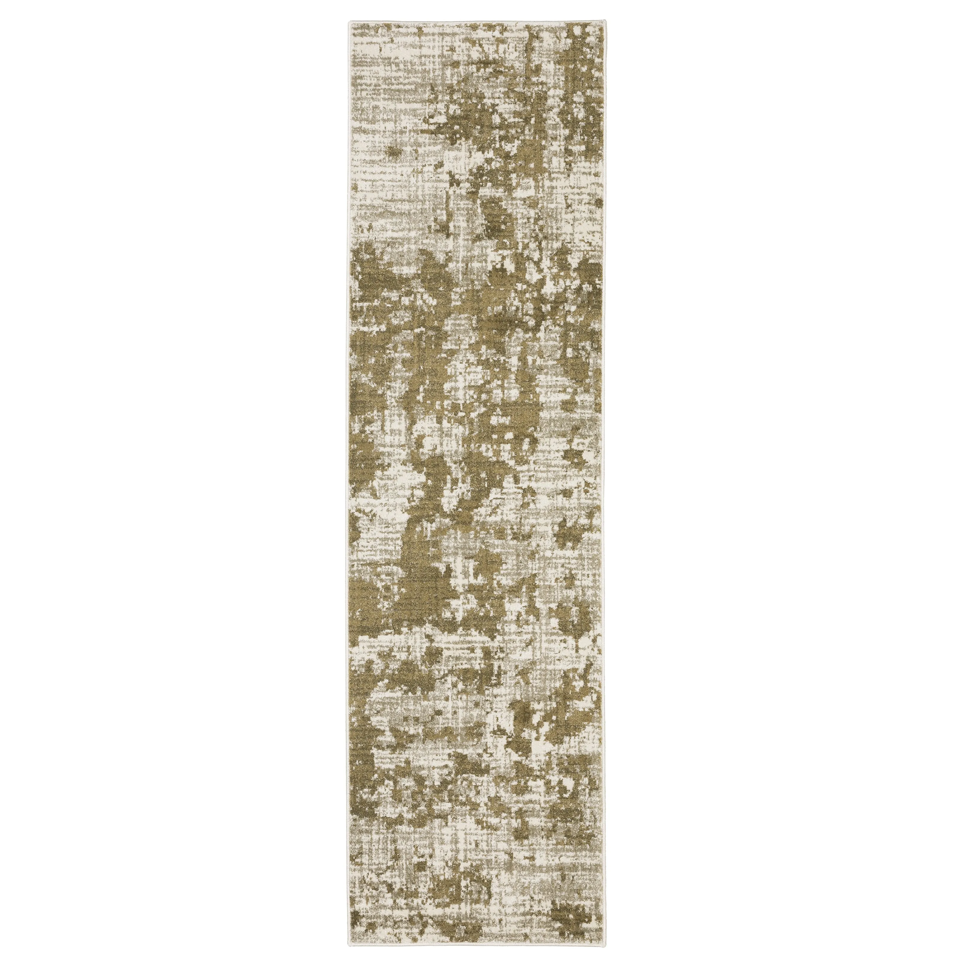 Vista Home Vance Distressed Abstract Beige/Cream Area Rug