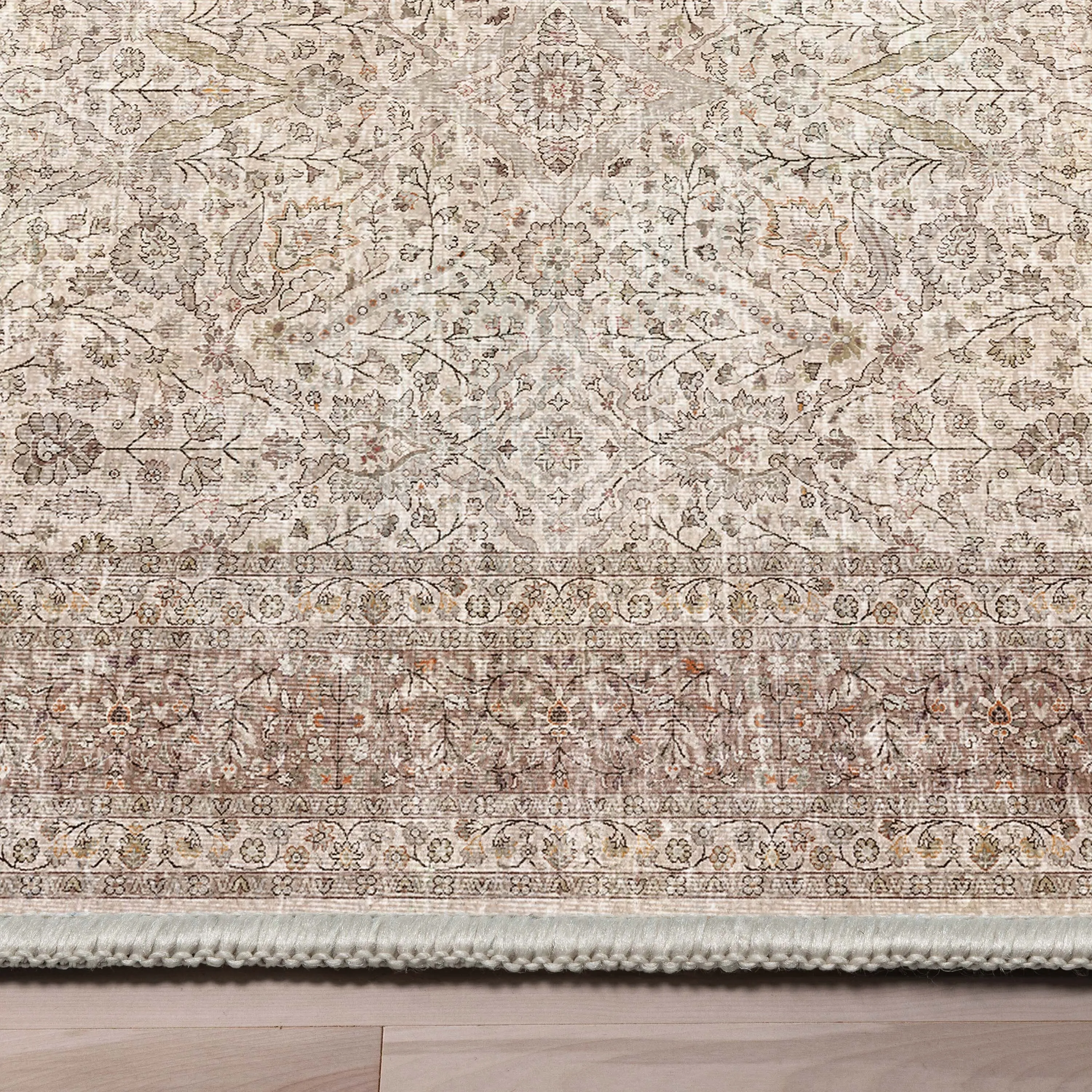 Well Woven Asha Isolde Vintage Oriental Flat-Weave Area Rug