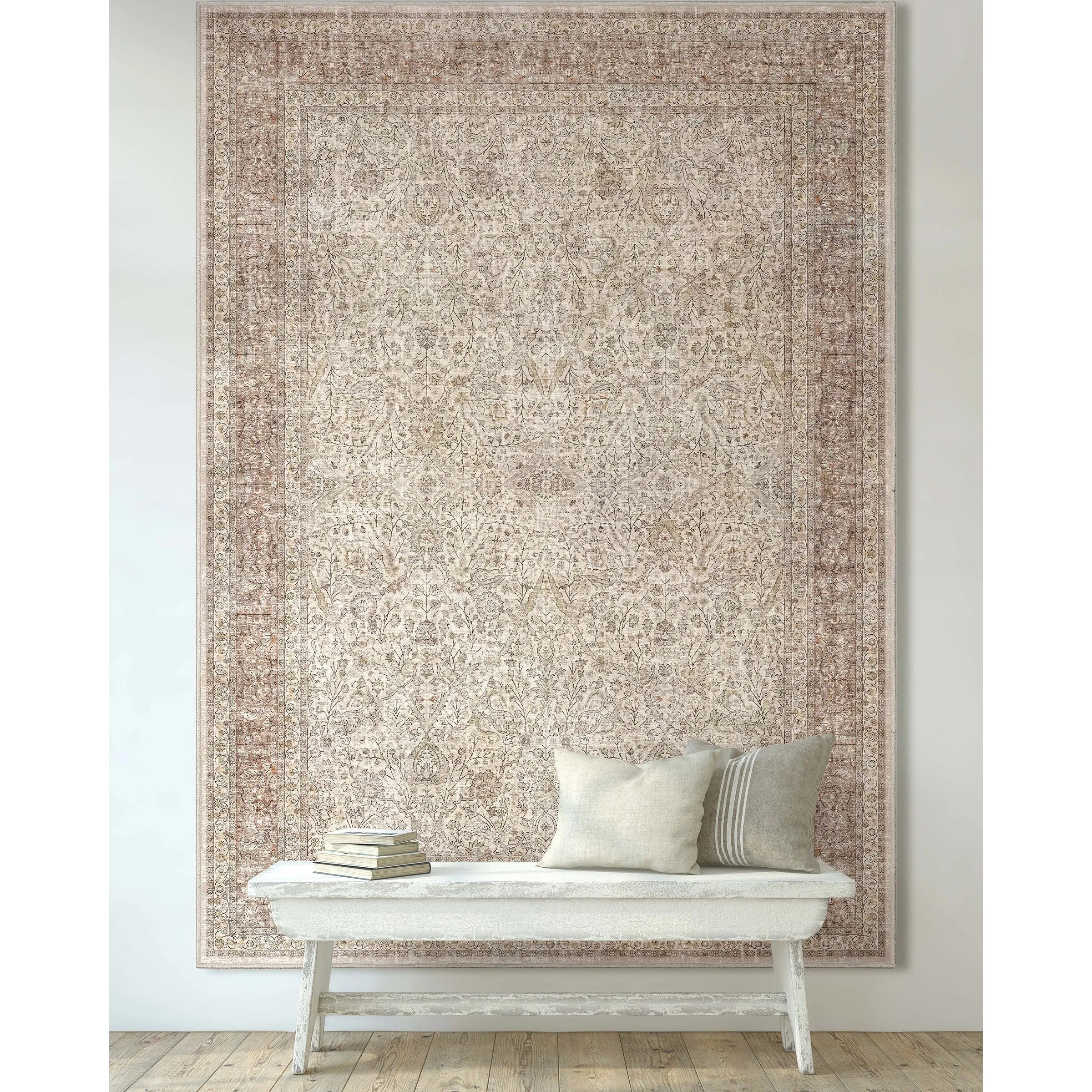 Well Woven Asha Isolde Vintage Oriental Flat-Weave Area Rug