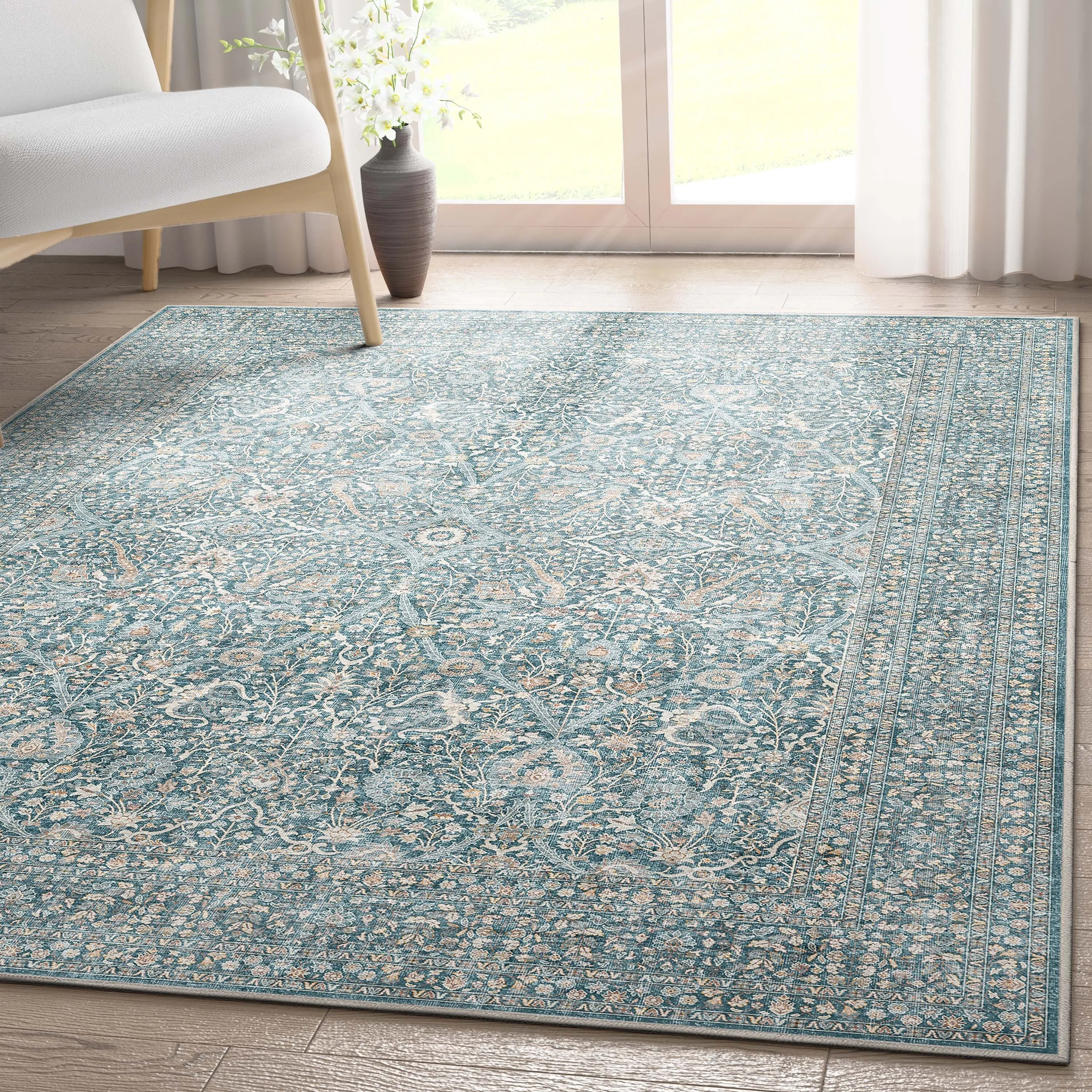 Well Woven Asha Isolde Vintage Oriental Flat-Weave Area Rug