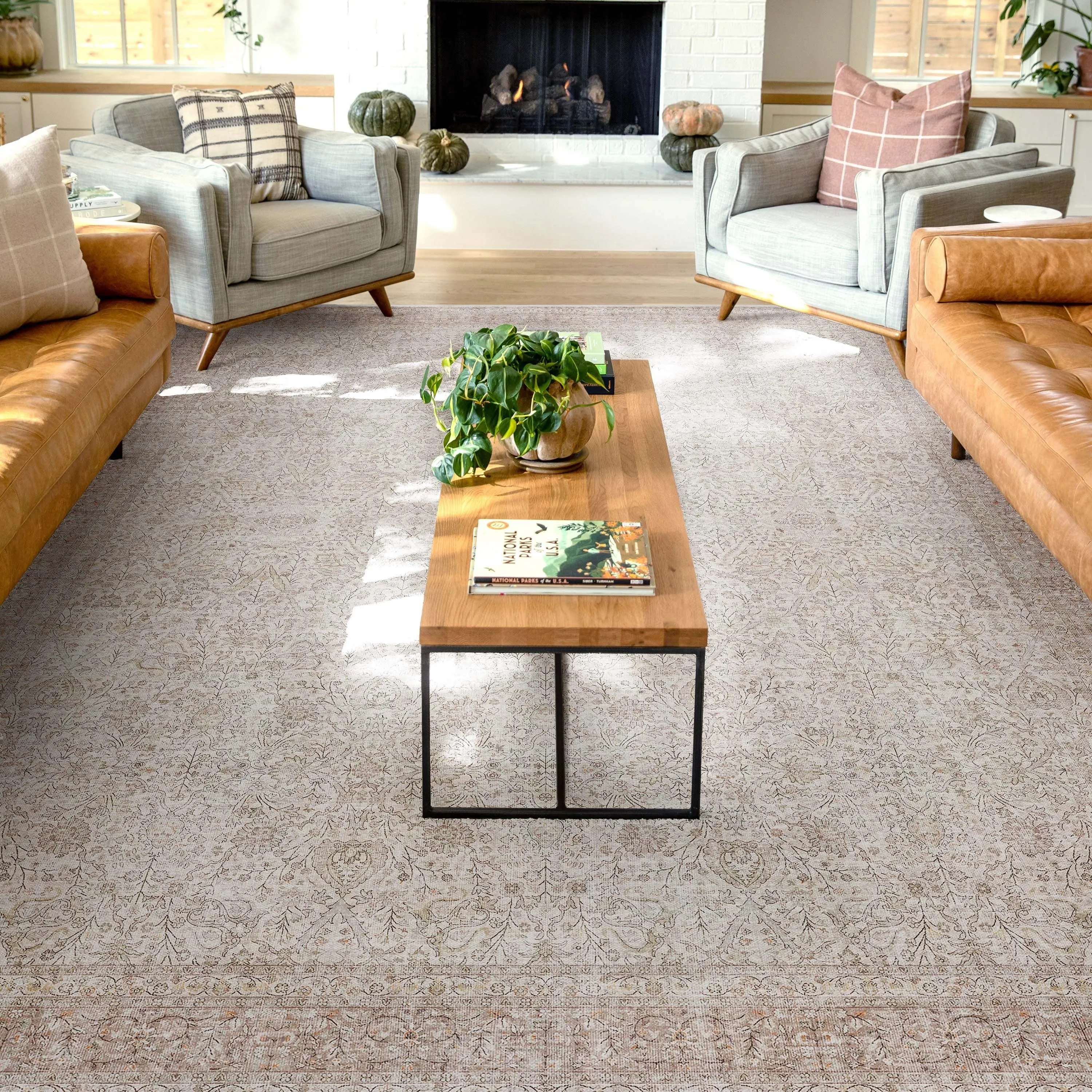 Well Woven Asha Isolde Vintage Oriental Flat-Weave Area Rug