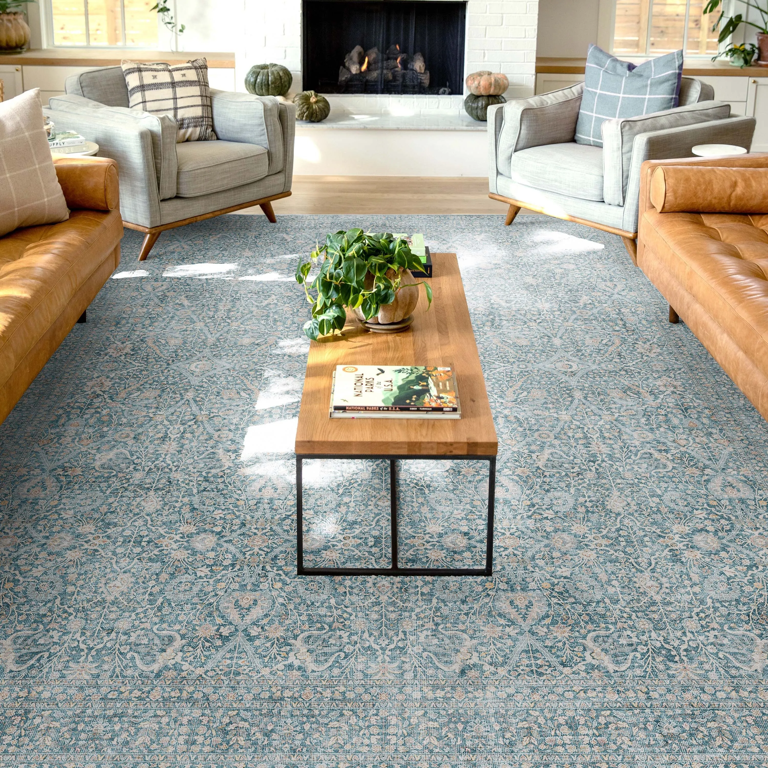 Well Woven Asha Isolde Vintage Oriental Flat-Weave Area Rug