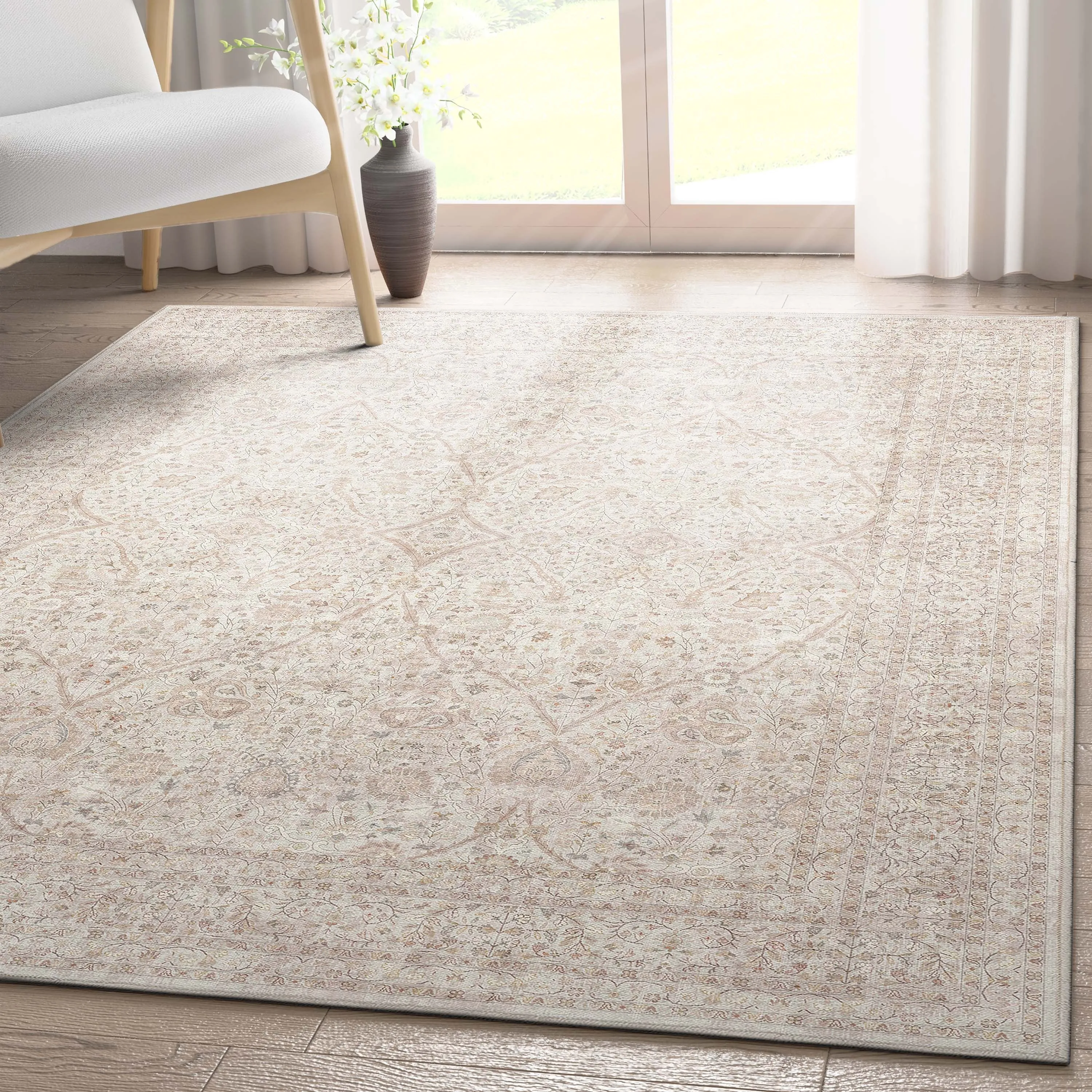 Well Woven Asha Isolde Vintage Oriental Flat-Weave Area Rug