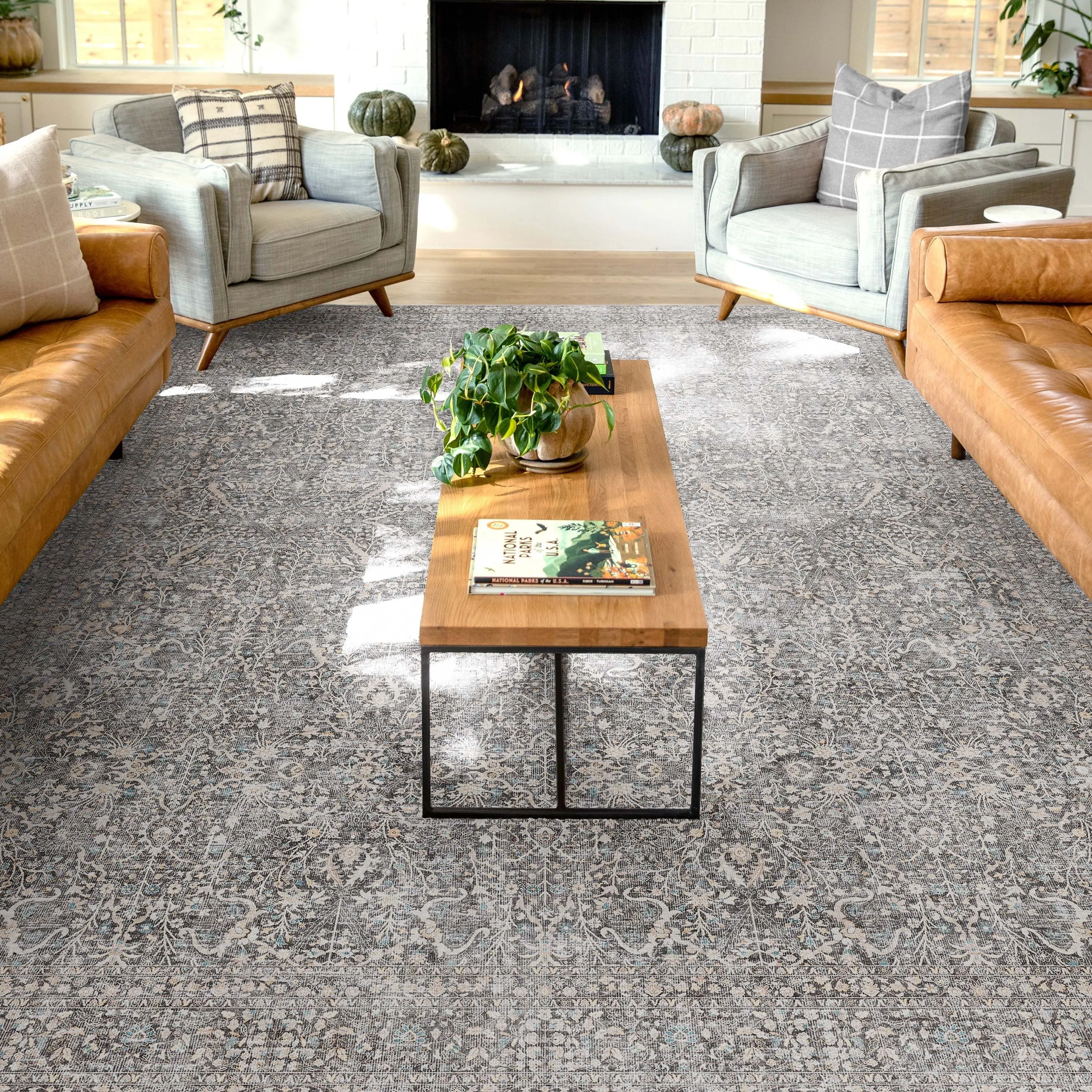 Well Woven Asha Isolde Vintage Oriental Flat-Weave Area Rug
