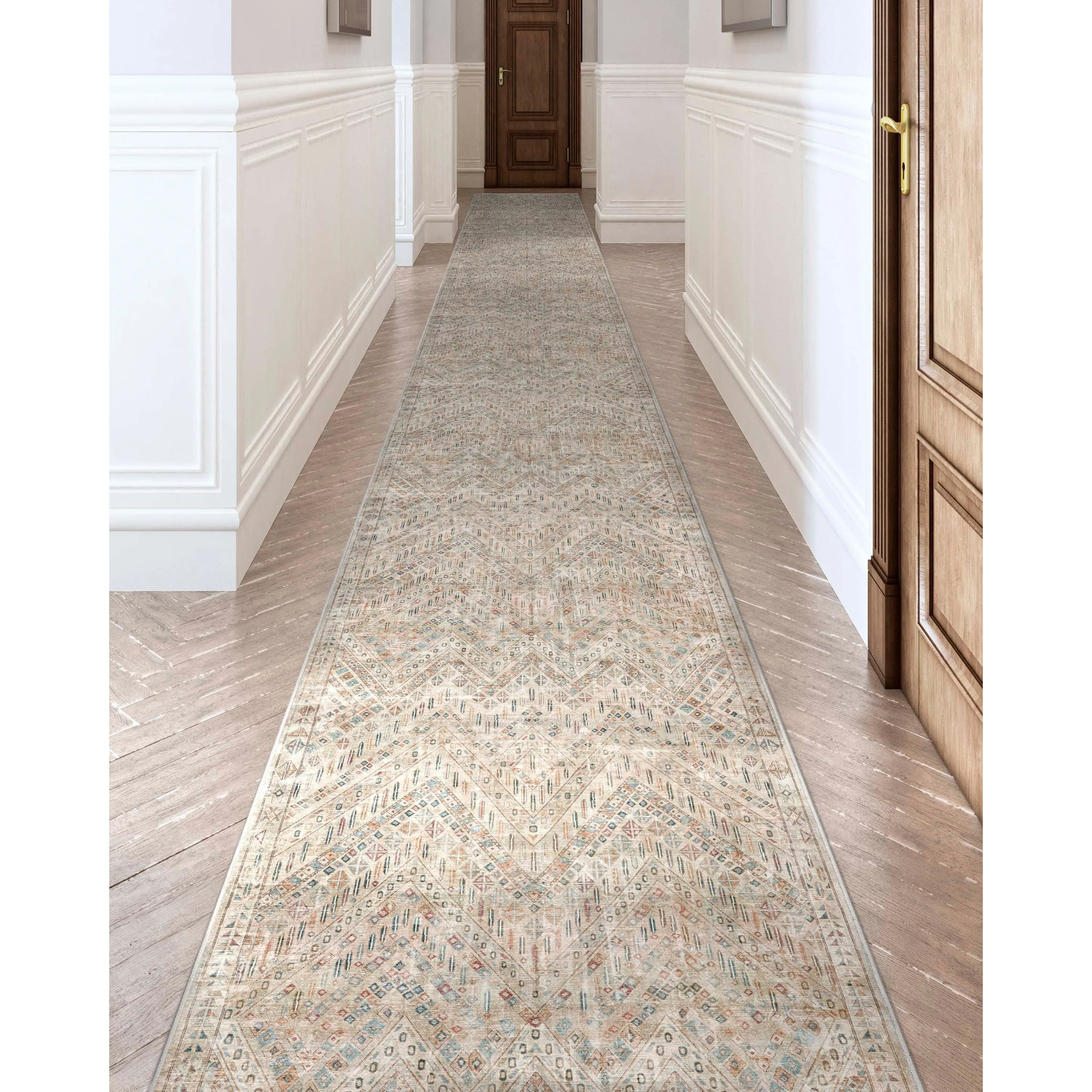 Well Woven Asha Vintage Anya Machine Washable Area Rug
