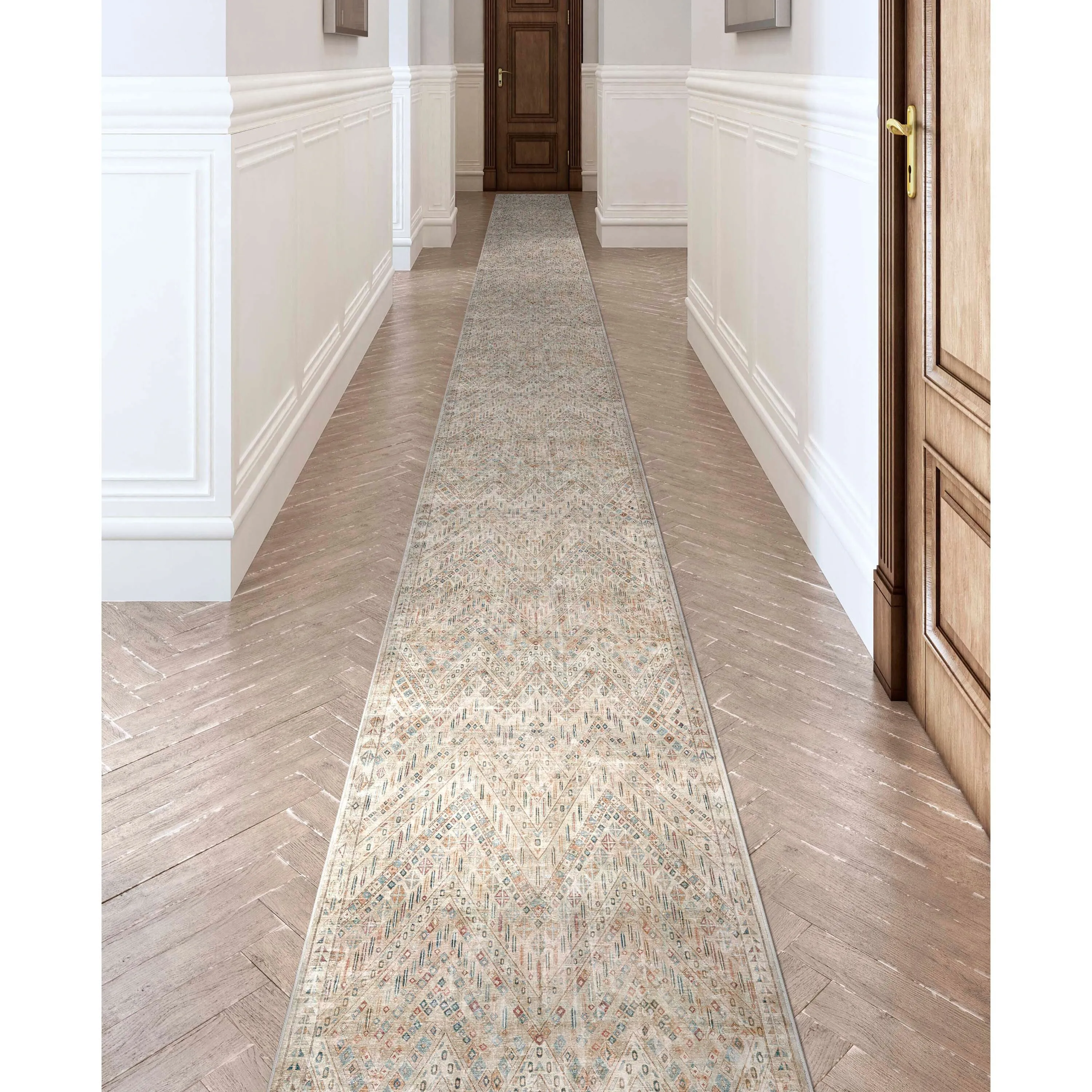 Well Woven Asha Vintage Anya Machine Washable Area Rug
