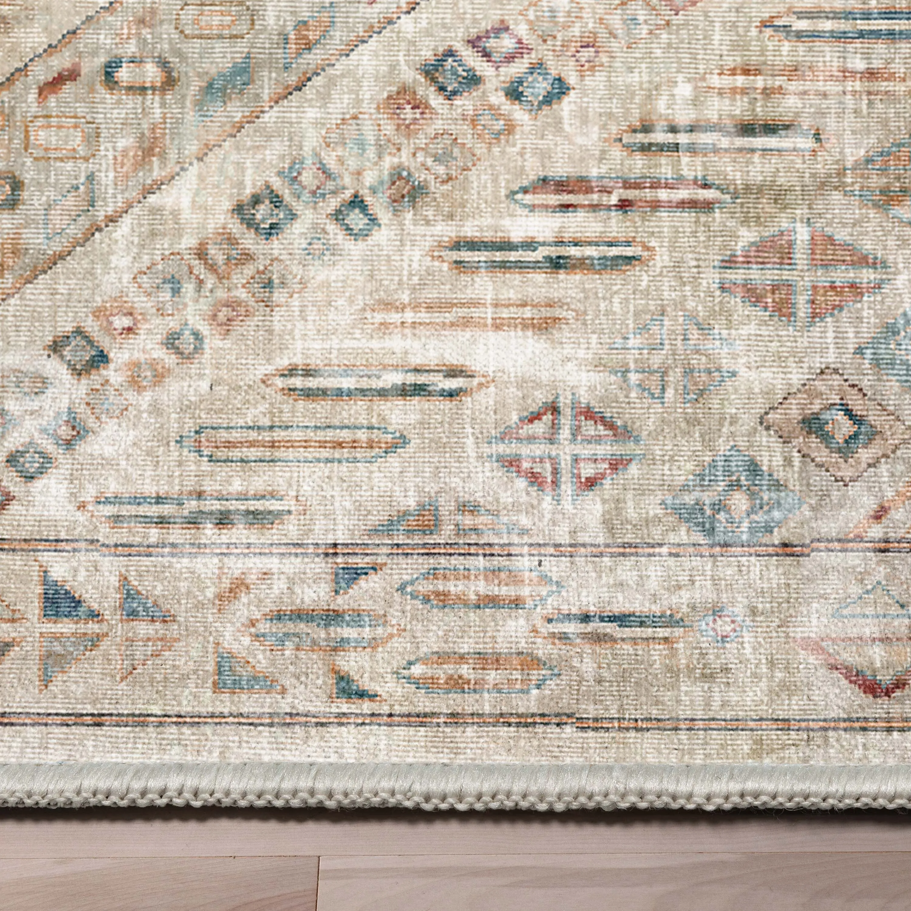 Well Woven Asha Vintage Anya Machine Washable Area Rug