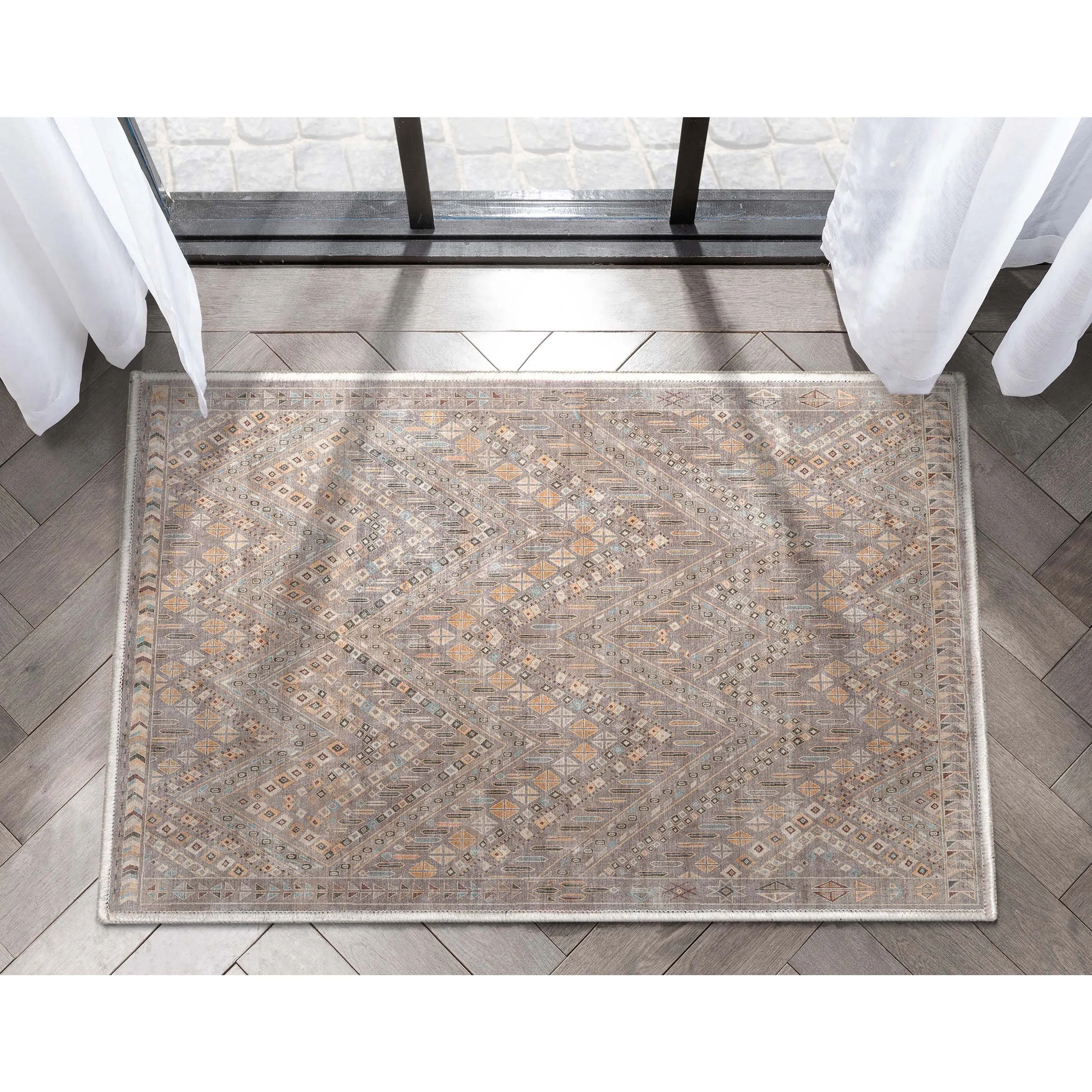 Well Woven Asha Vintage Anya Machine Washable Area Rug