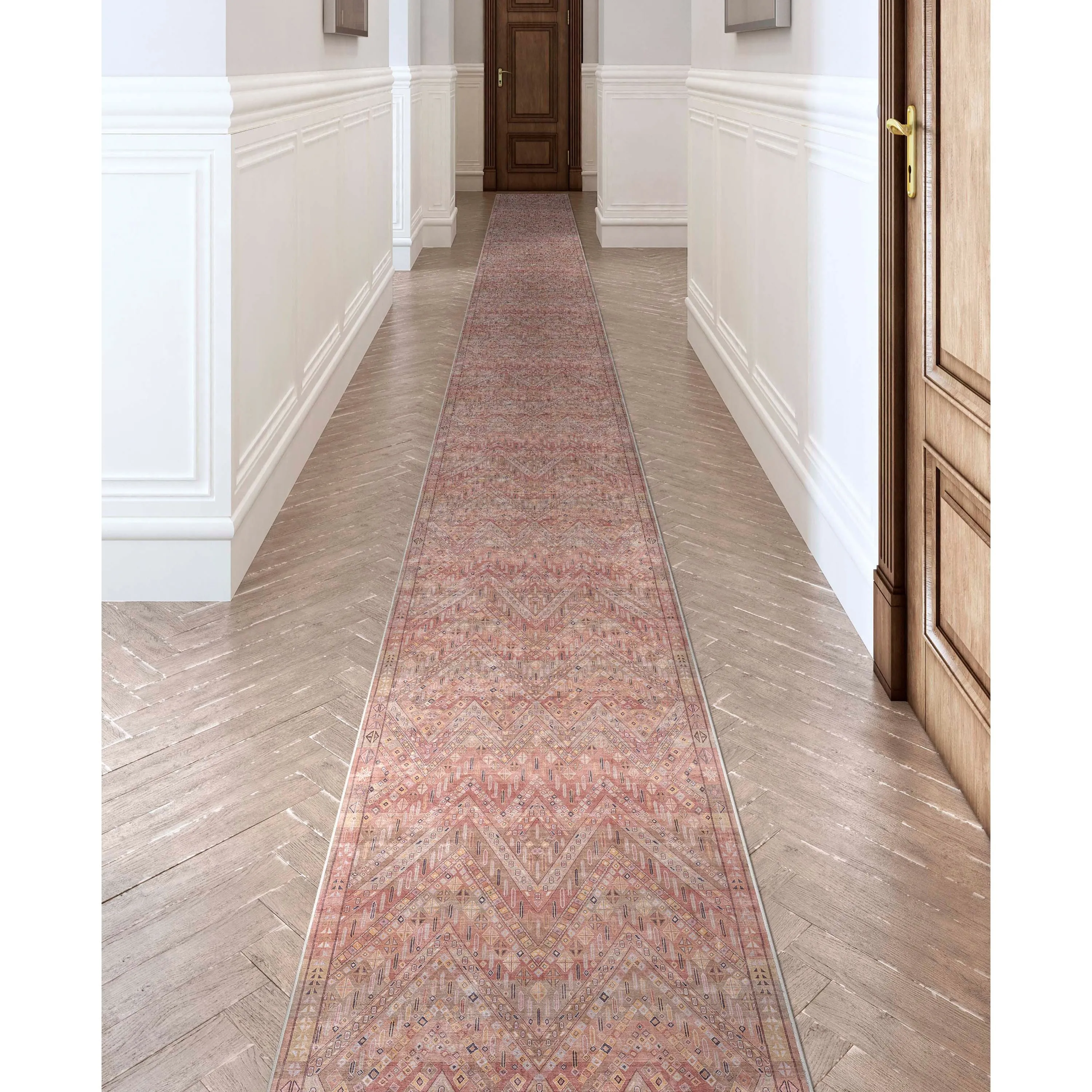 Well Woven Asha Vintage Anya Machine Washable Area Rug