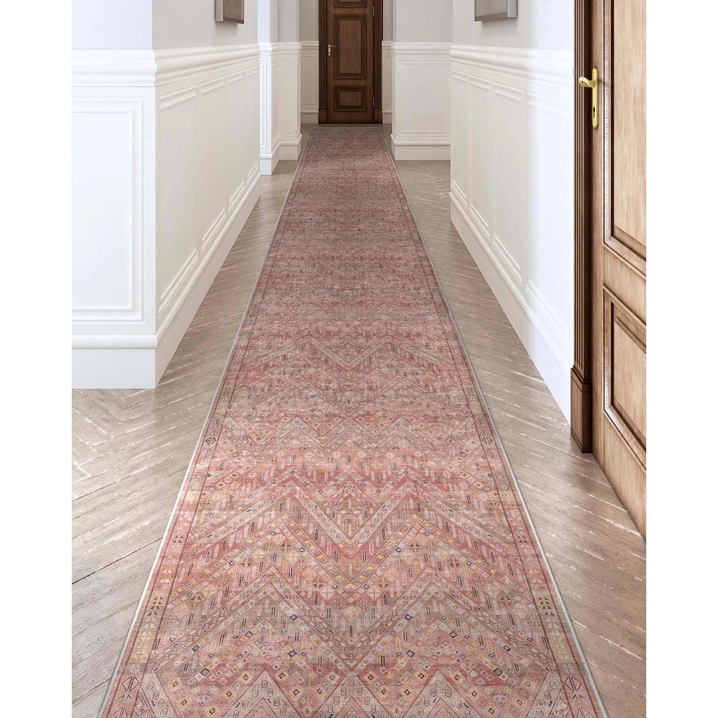 Well Woven Asha Vintage Anya Machine Washable Area Rug