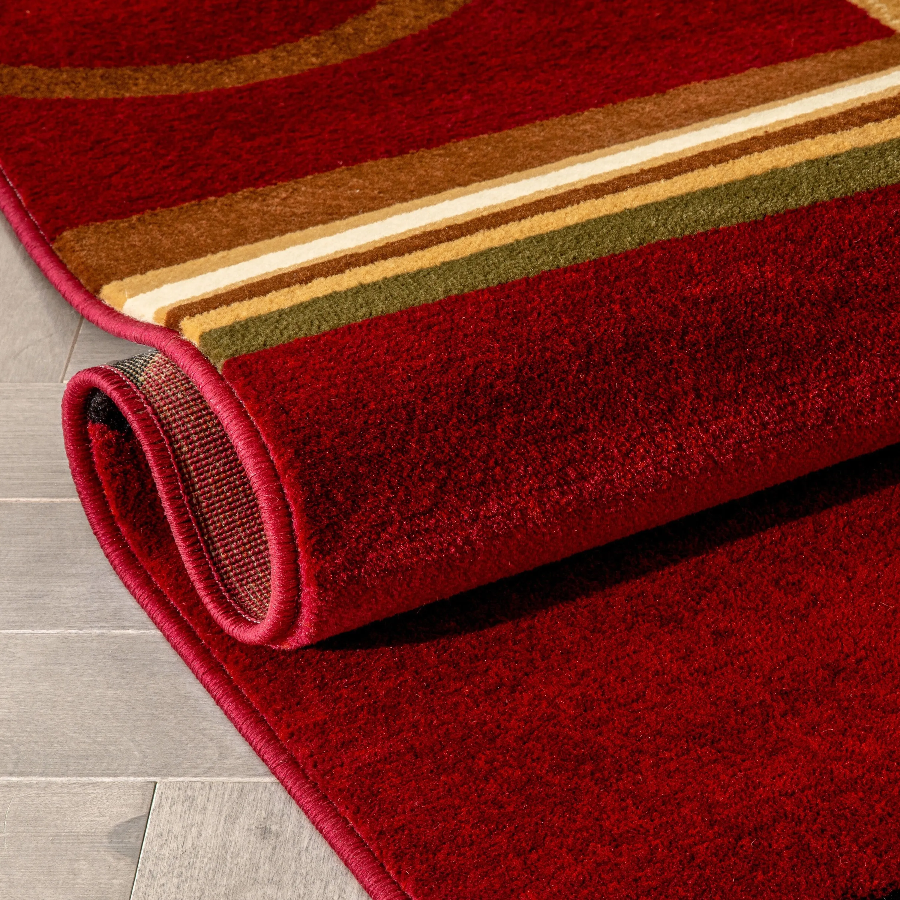 Well Woven Barclay Arcs & Shapes Modern Geometric Circles Area Rug