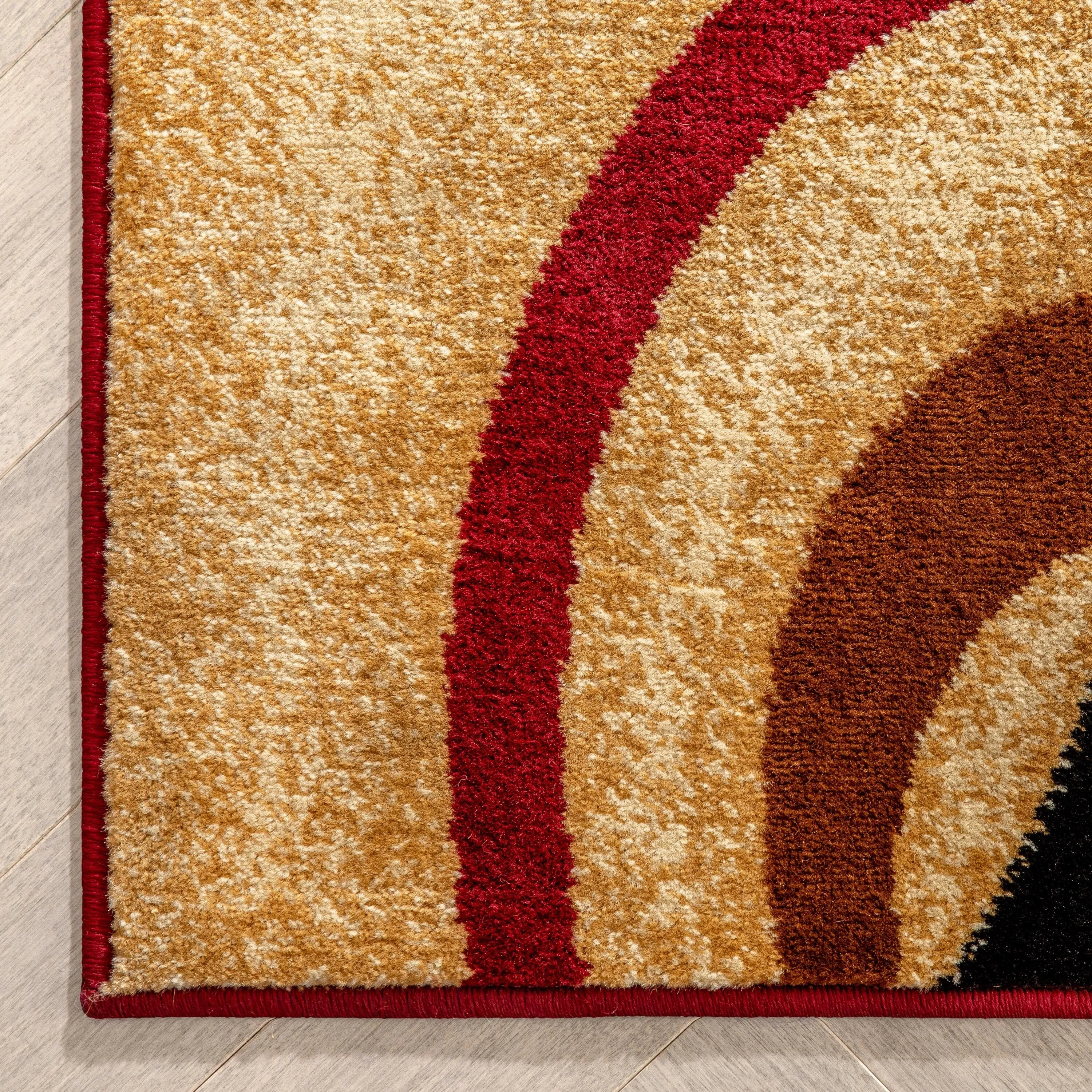 Well Woven Barclay Arcs & Shapes Modern Geometric Circles Area Rug
