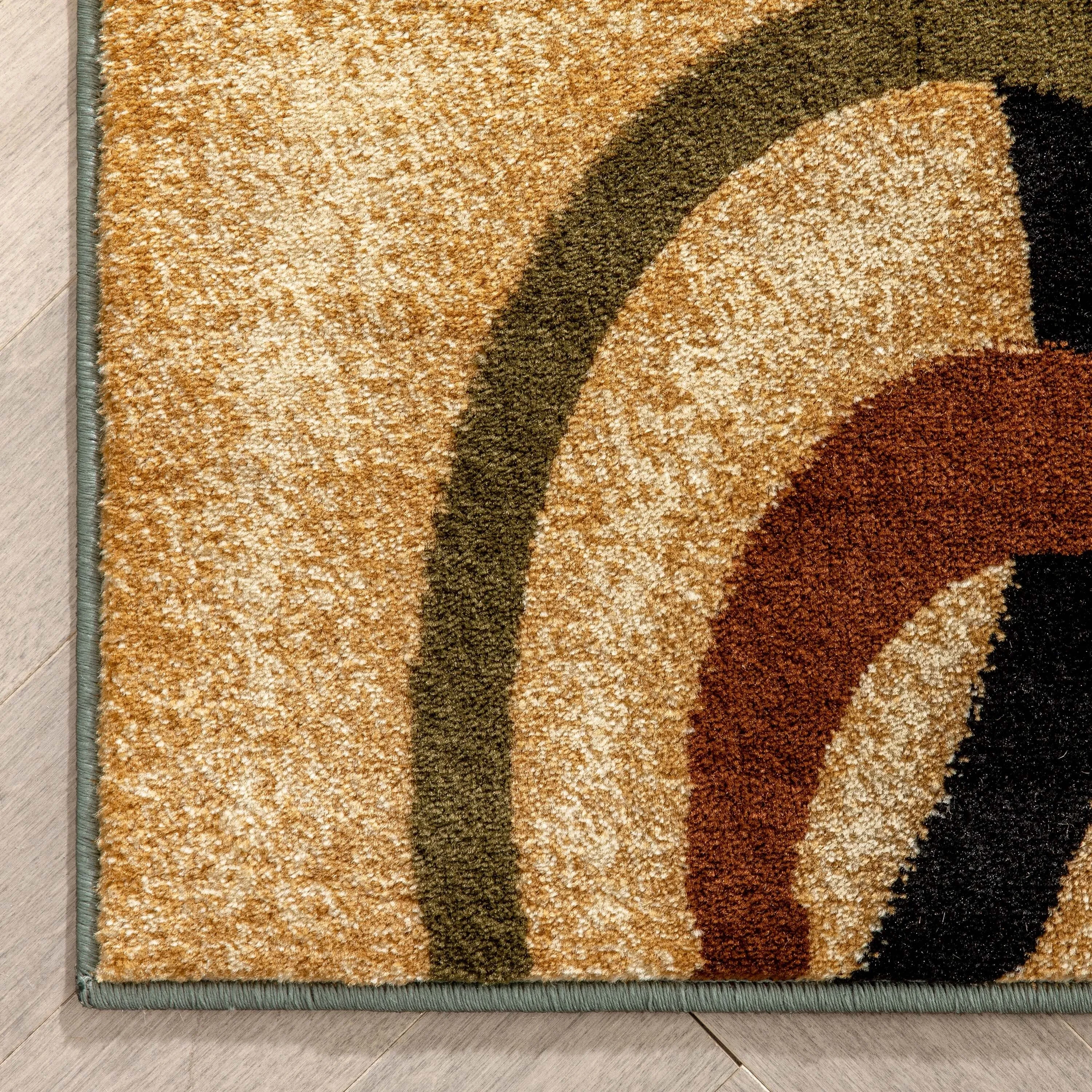 Well Woven Barclay Arcs & Shapes Modern Geometric Circles Area Rug