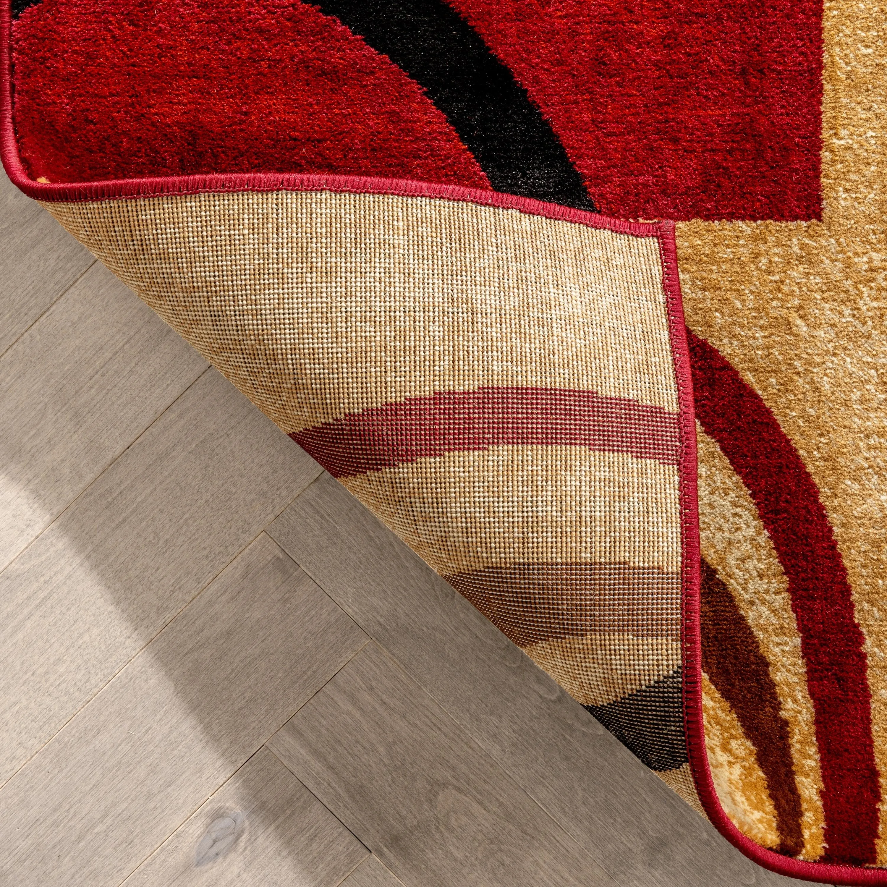 Well Woven Barclay Arcs & Shapes Modern Geometric Circles Area Rug